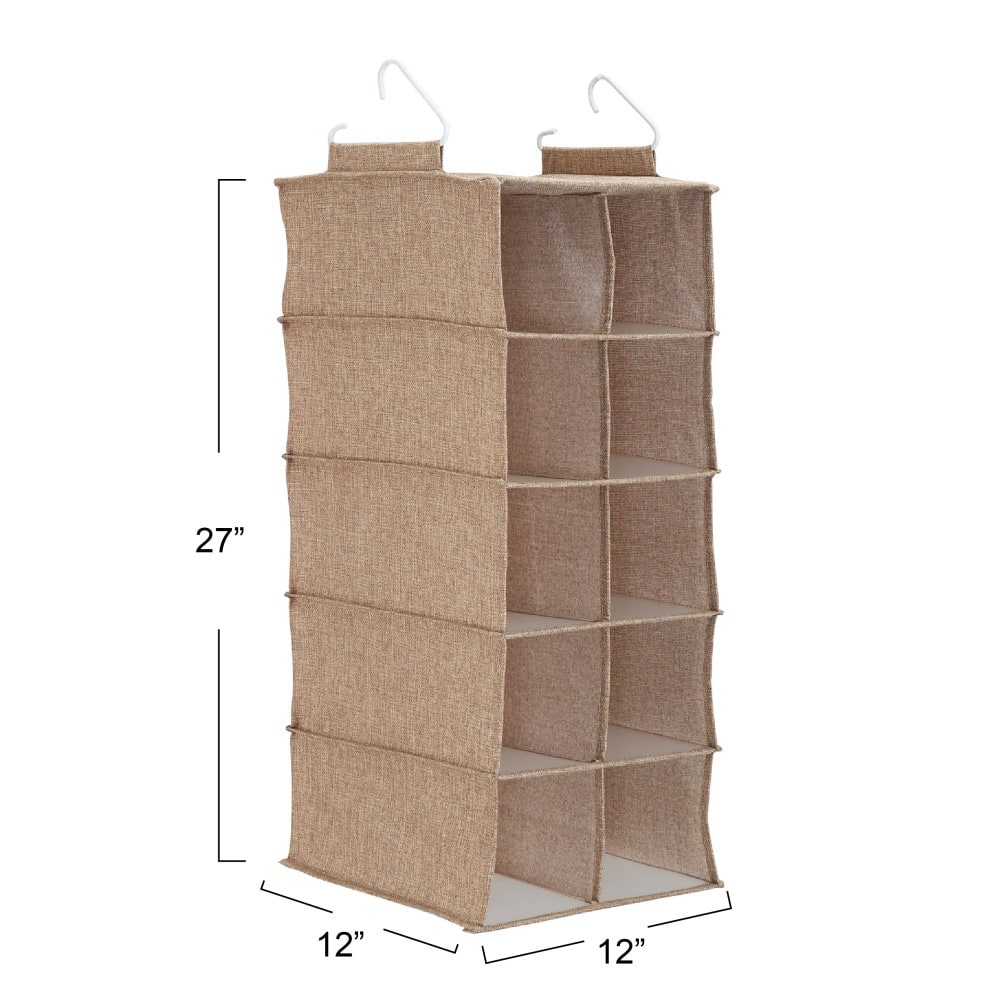 Household Essentials 10-Pocket Hanging Shoe Organizer