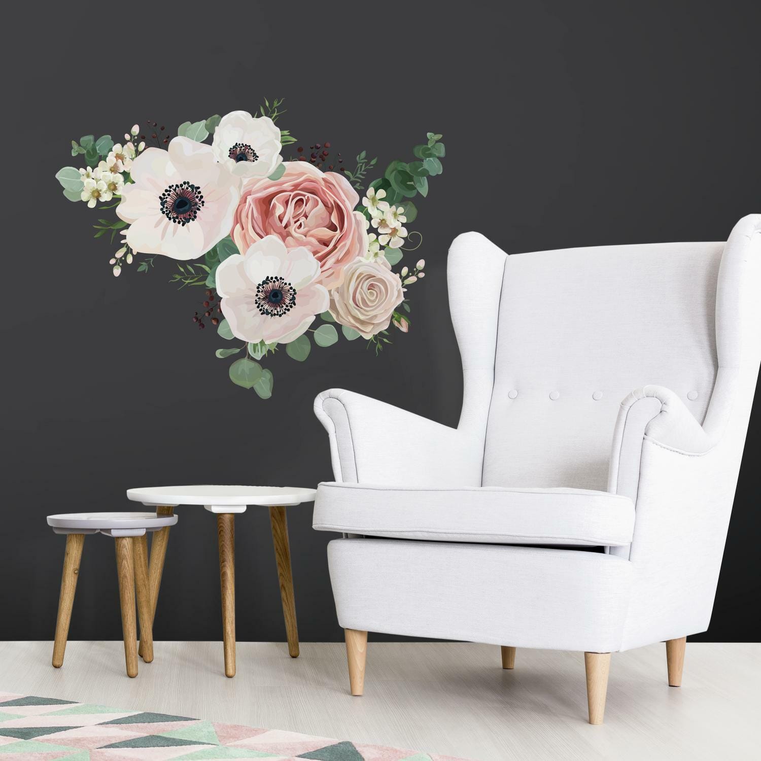 RoomMates Fresh Floral Giant Peel & Stick Giant Decals