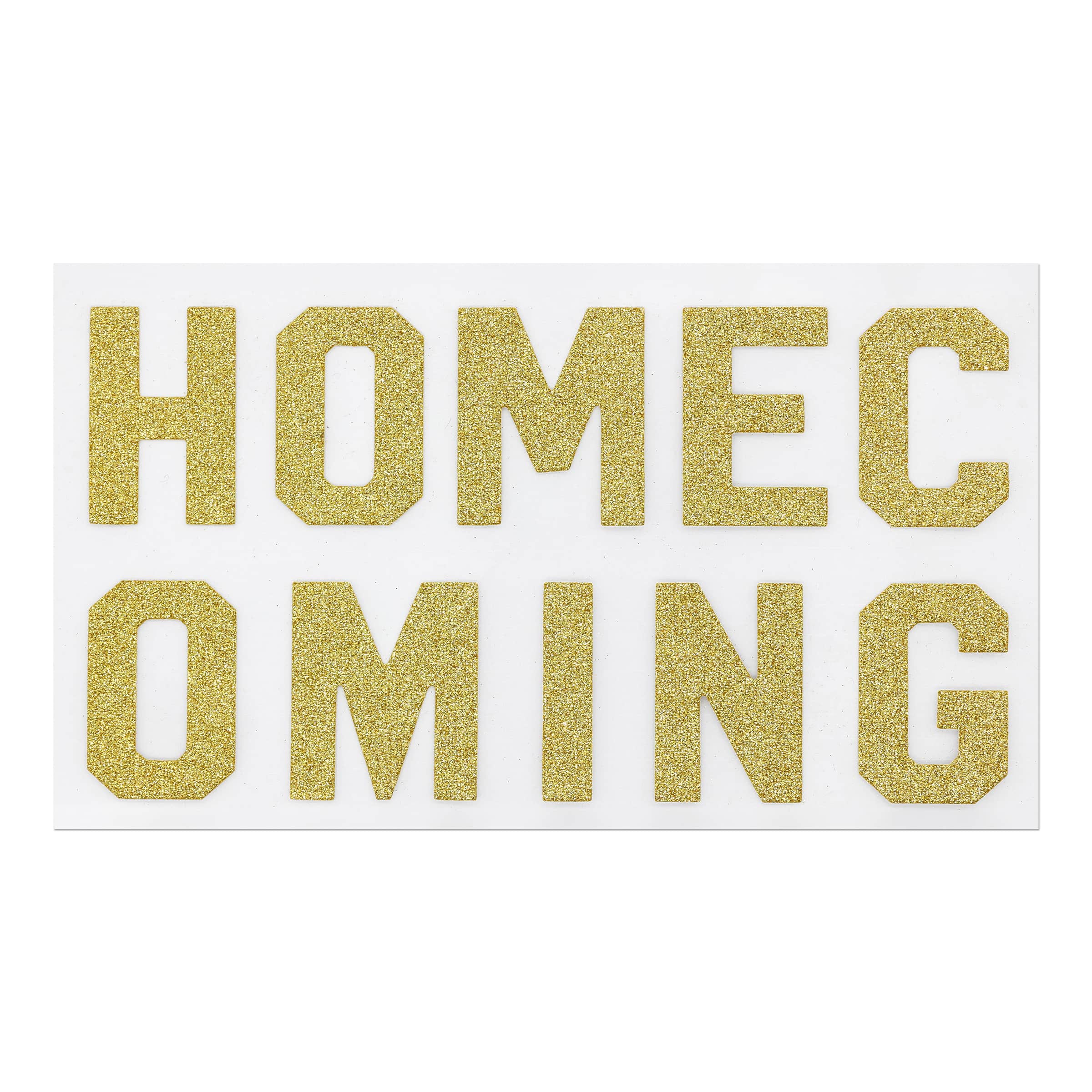 Glitter Homecoming Letter Stickers by Celebrate It