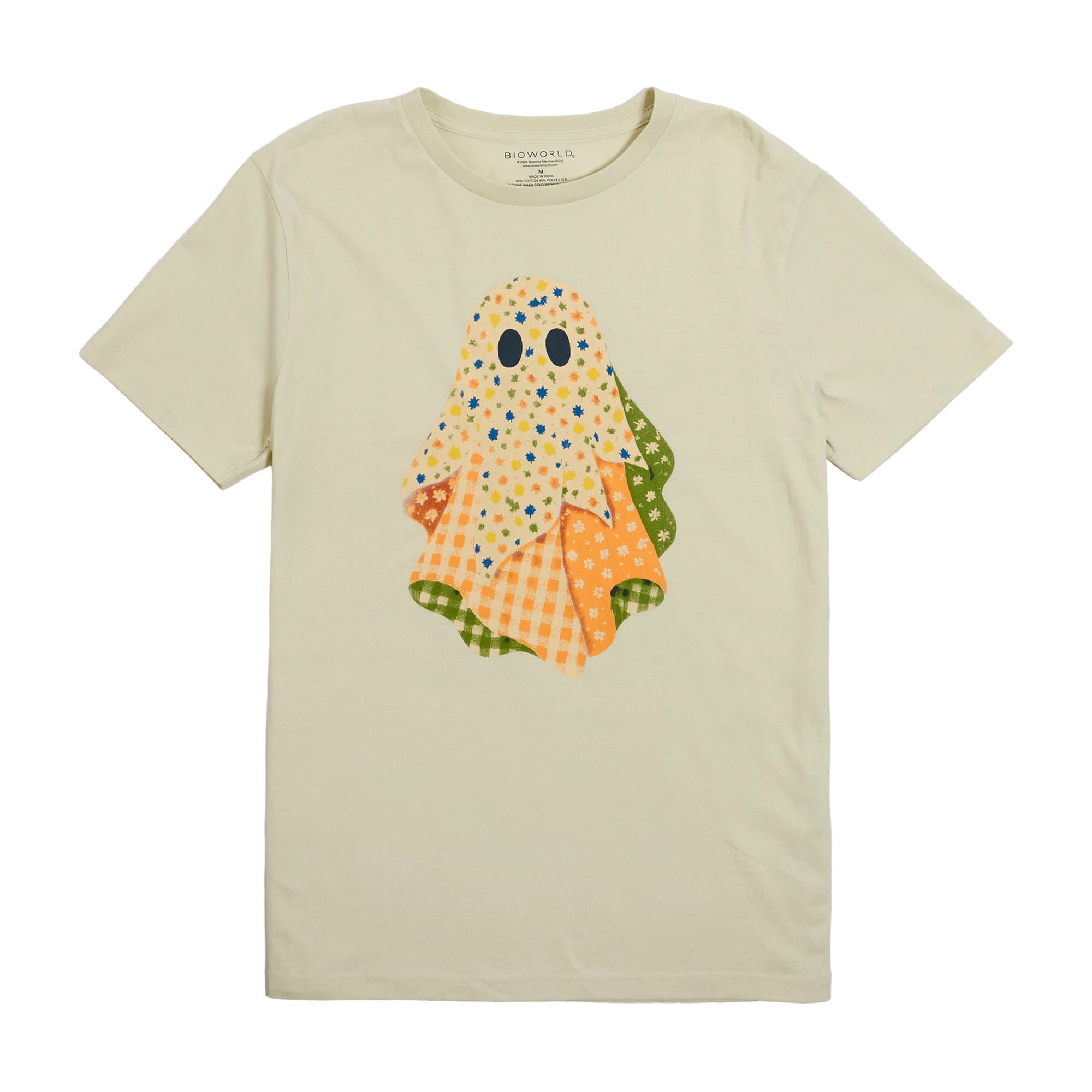 Patchwork Ghost Adult T-Shirt