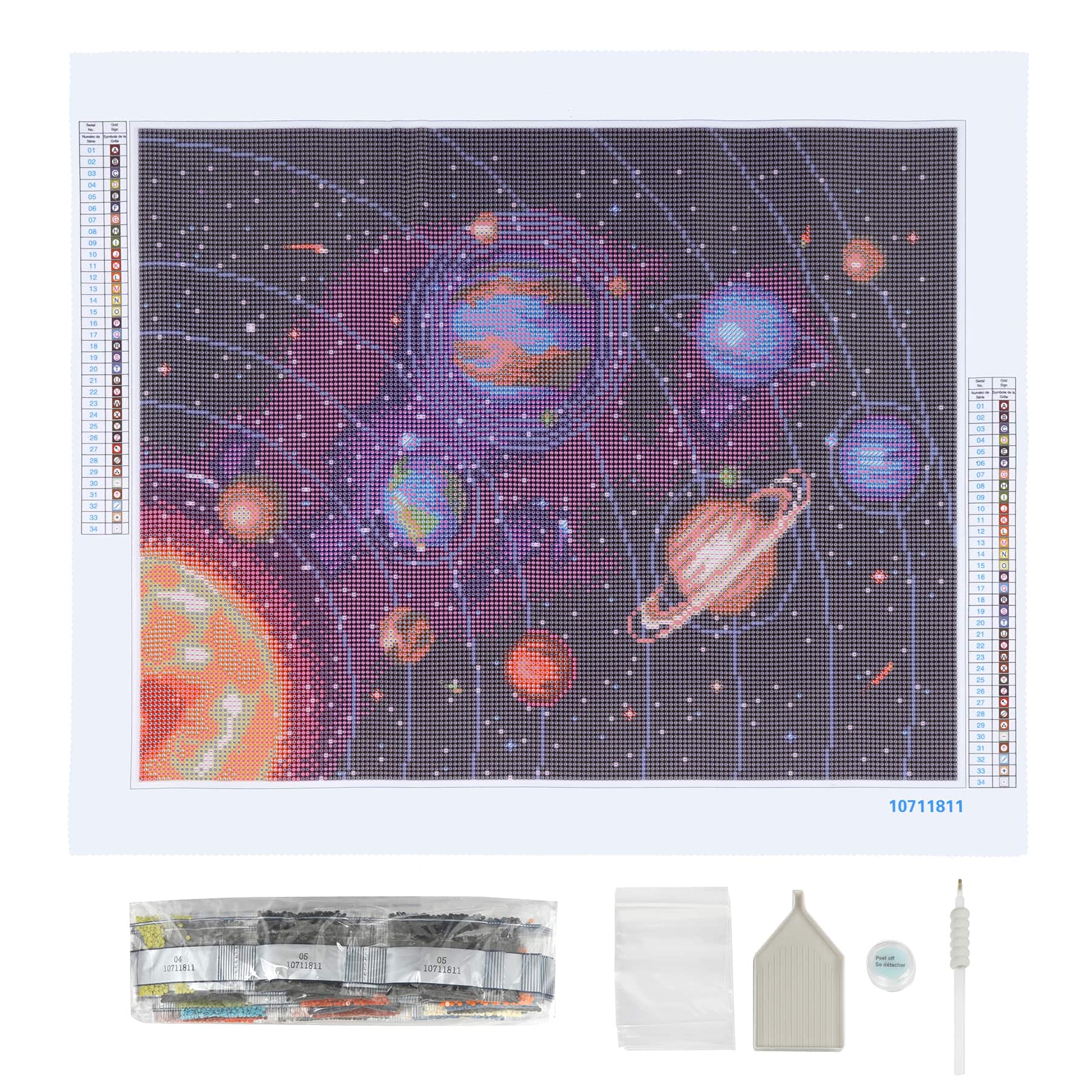 6 Pack: Solar System Painting Diamond Art Kit by Make Market®