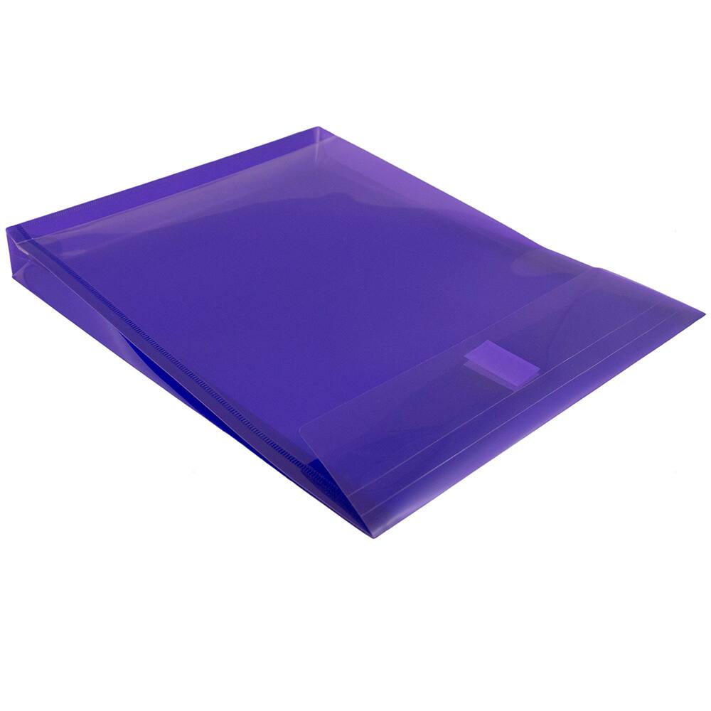 JAM Paper VELCRO® Closure 9.75" x 11.75" Expandable Open End Envelopes
