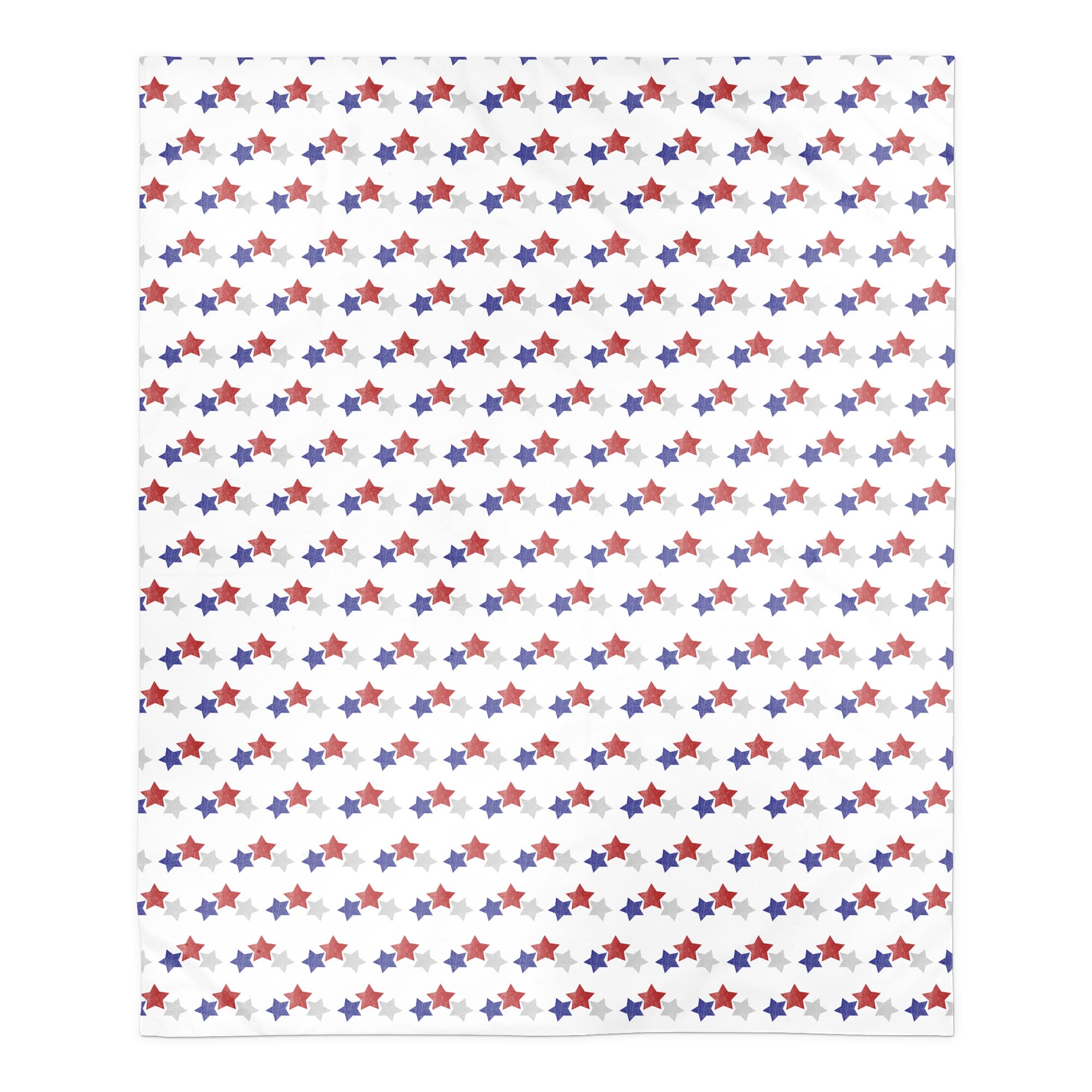 Retro USA Pattern Sherpa Fleece Blanket