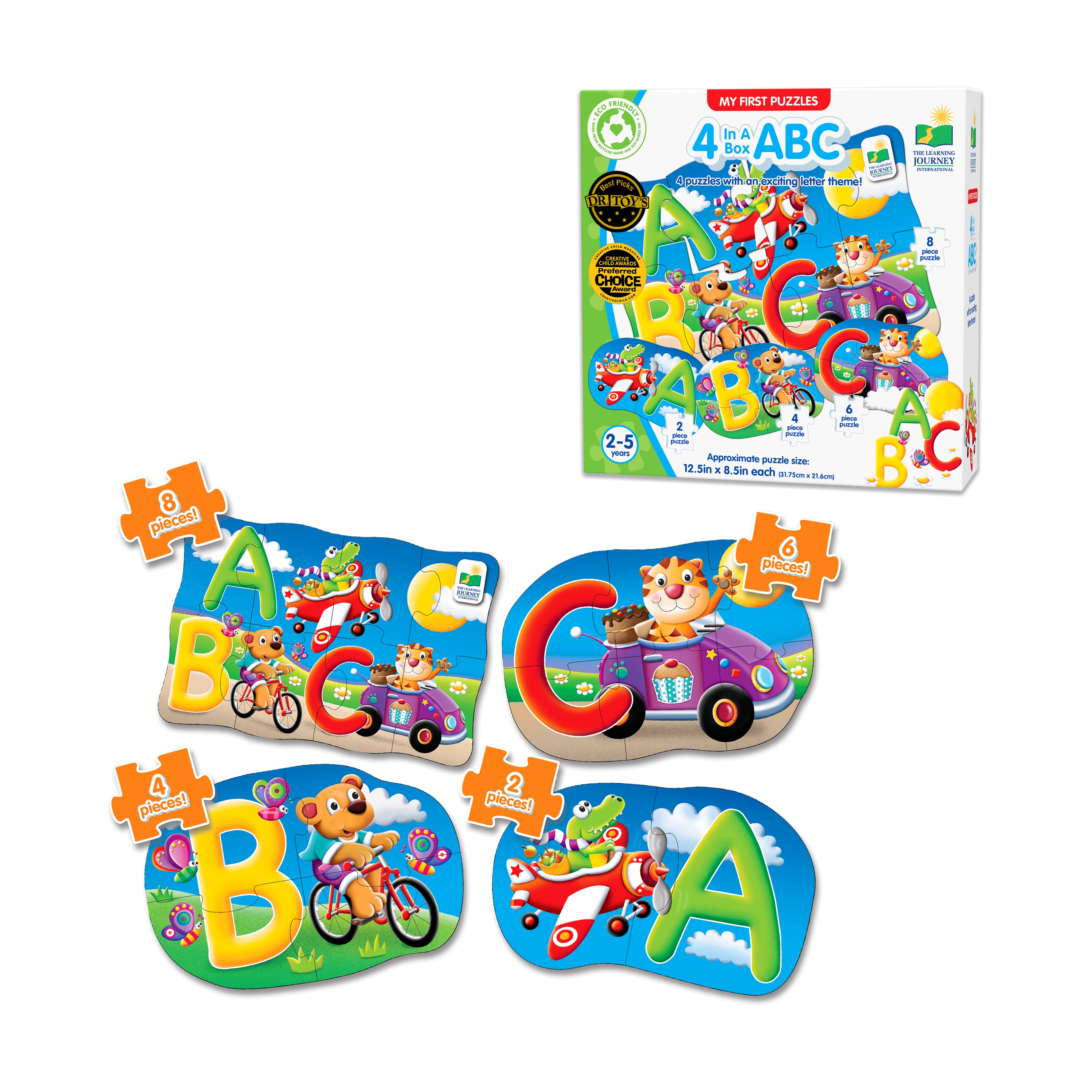 My First Puzzles - 4 In A Box - ABC: 20 Pcs