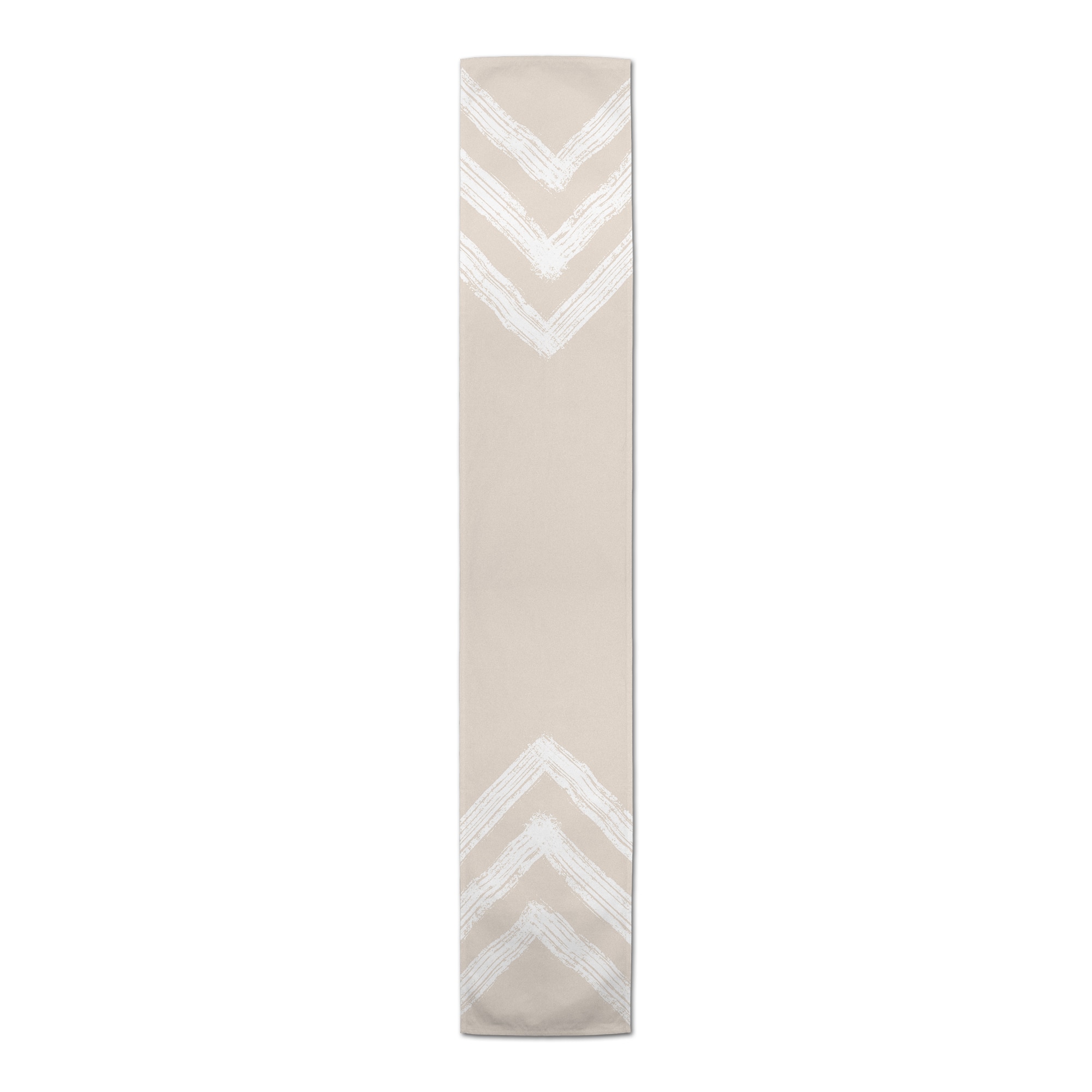 6ft. Neutral Zags Cotton Twill Table Runner