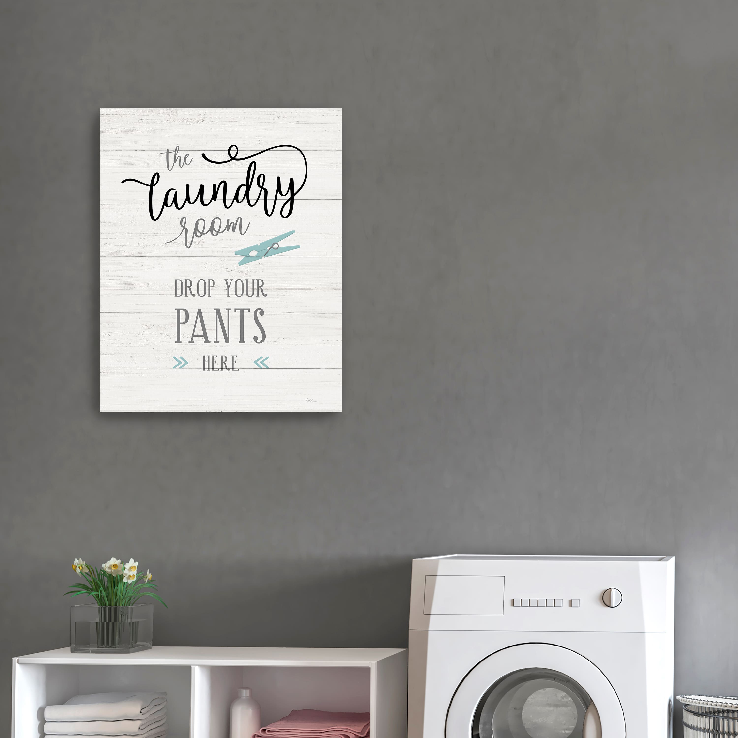 Drop Your Pants Canvas Giclee