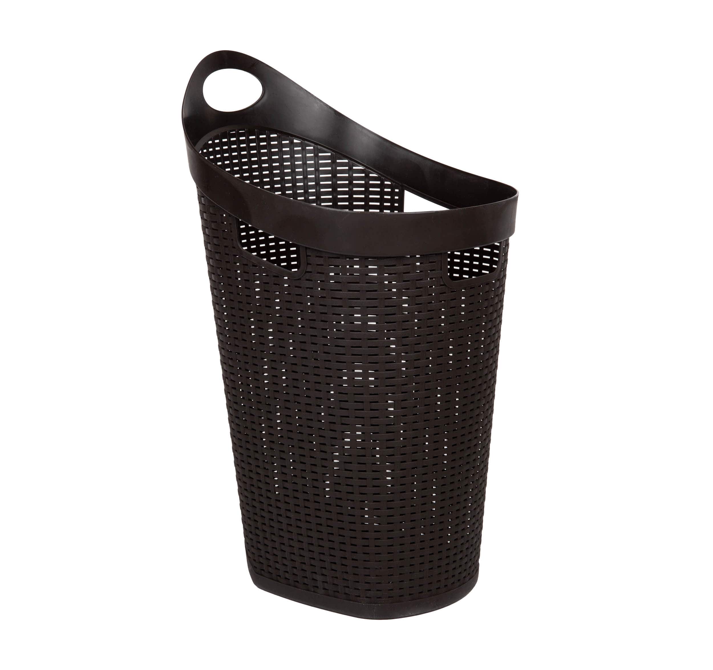 Mind Reader 60L Wheeled Hamper with Cutout Handle
