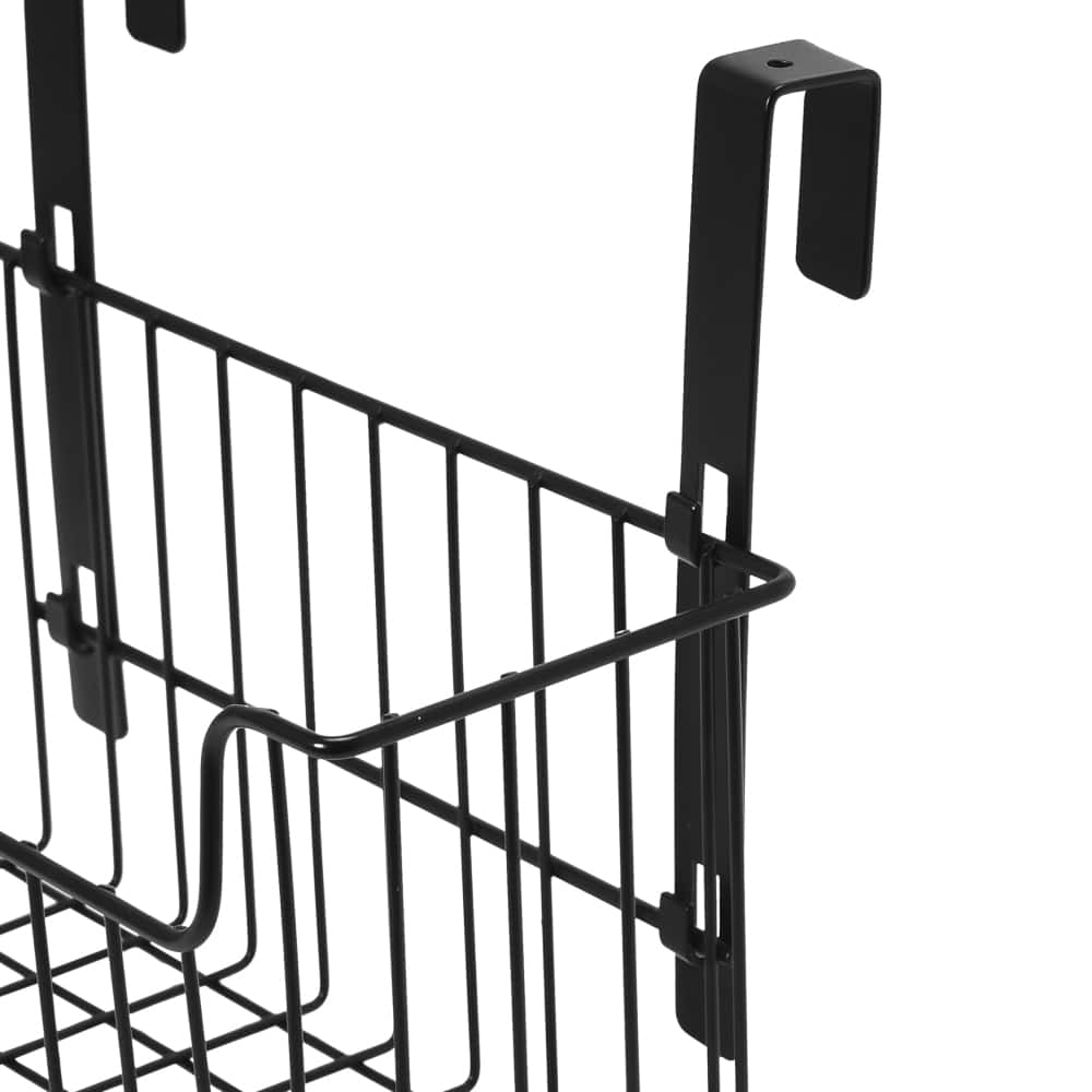 Household Essentials Over the Door Cut Out Metal Basket