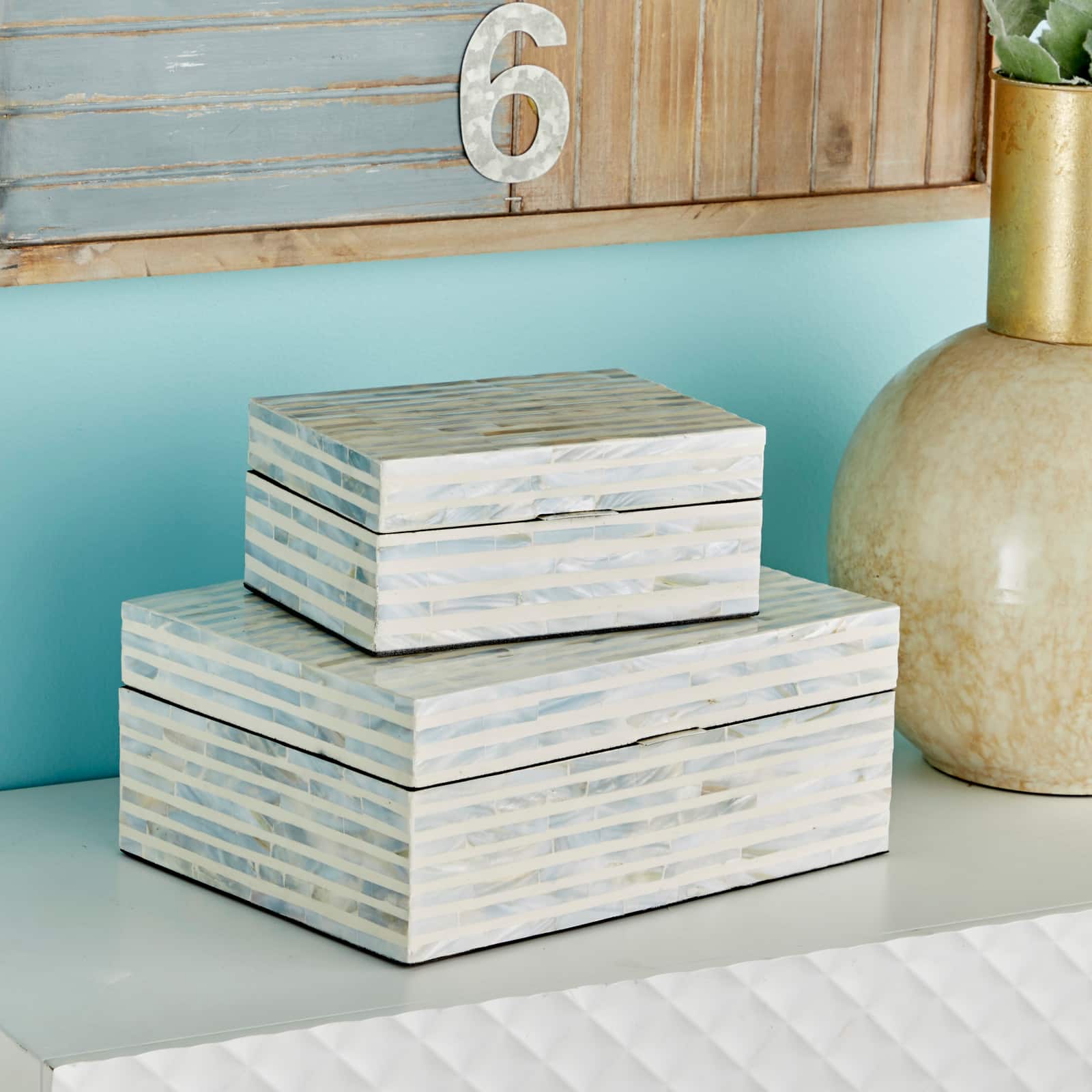 White Shell Coastal Box Set