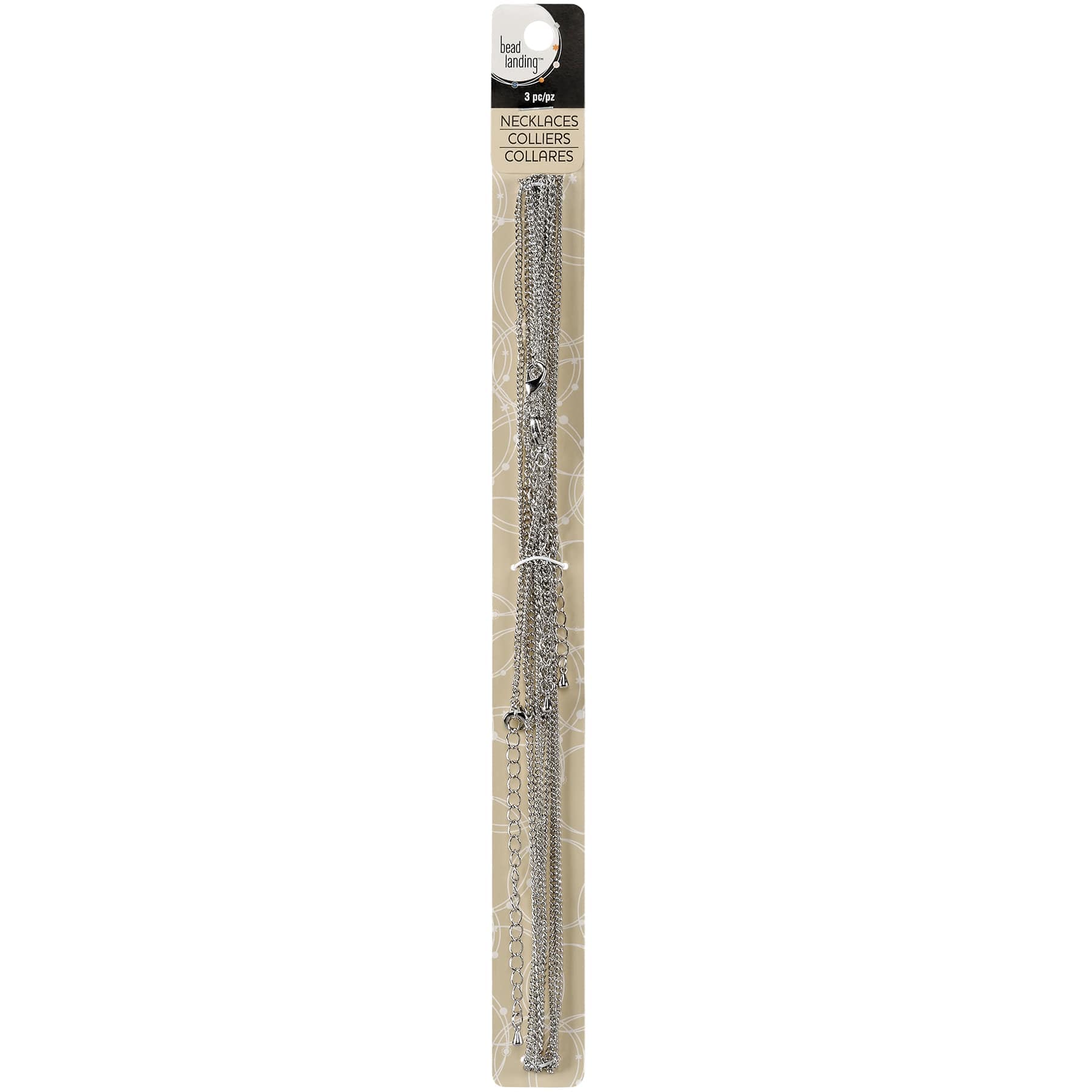 Rhodium Cuban Curb Chain Necklaces By Bead Landing™