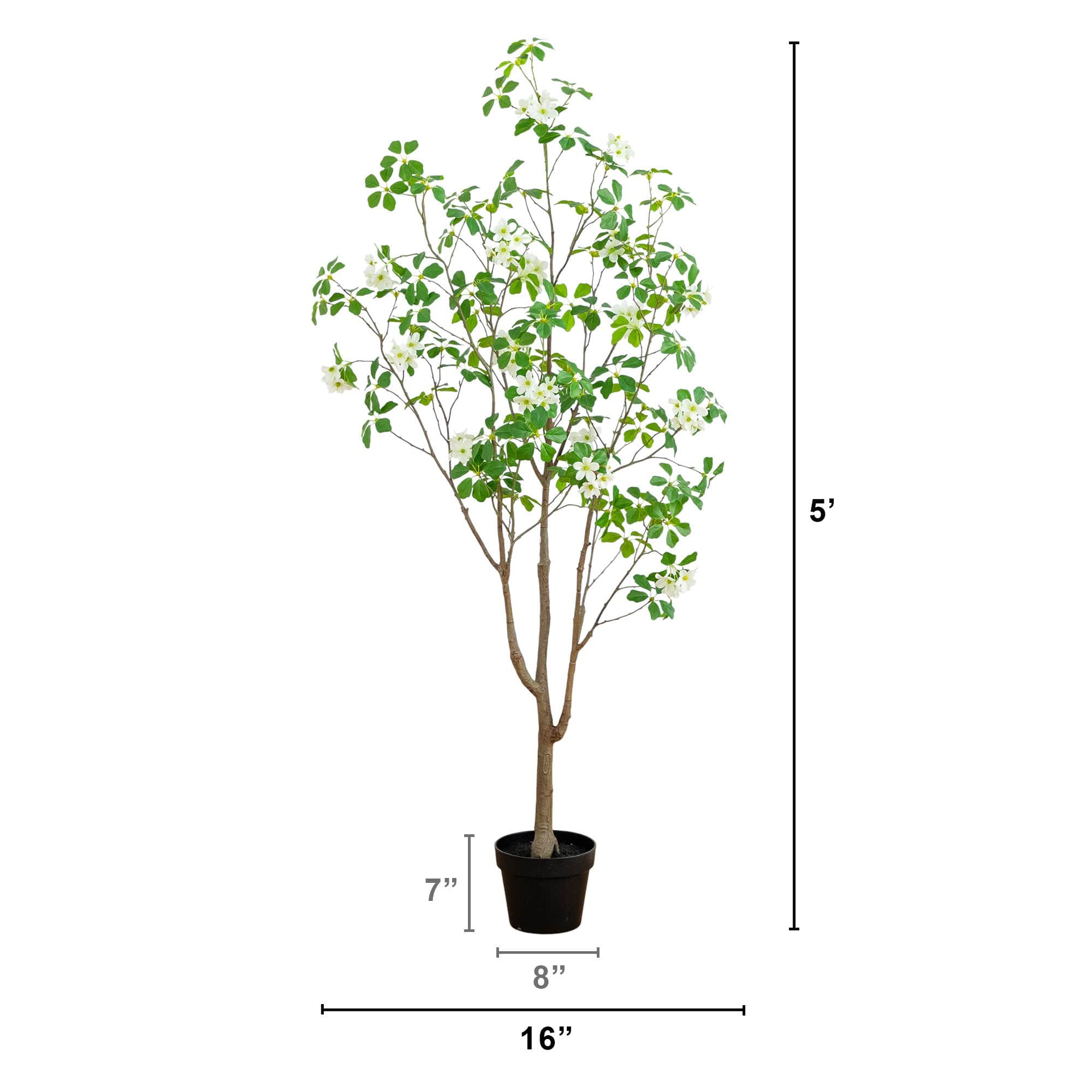5ft. Artificial Dogwood Tree