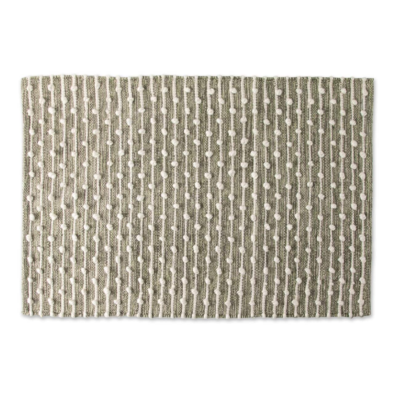 Cotton Loop Rugs DII® Antique Green Recycled Cotton Loop Rug, 2ft. x 3ft. | Michaels