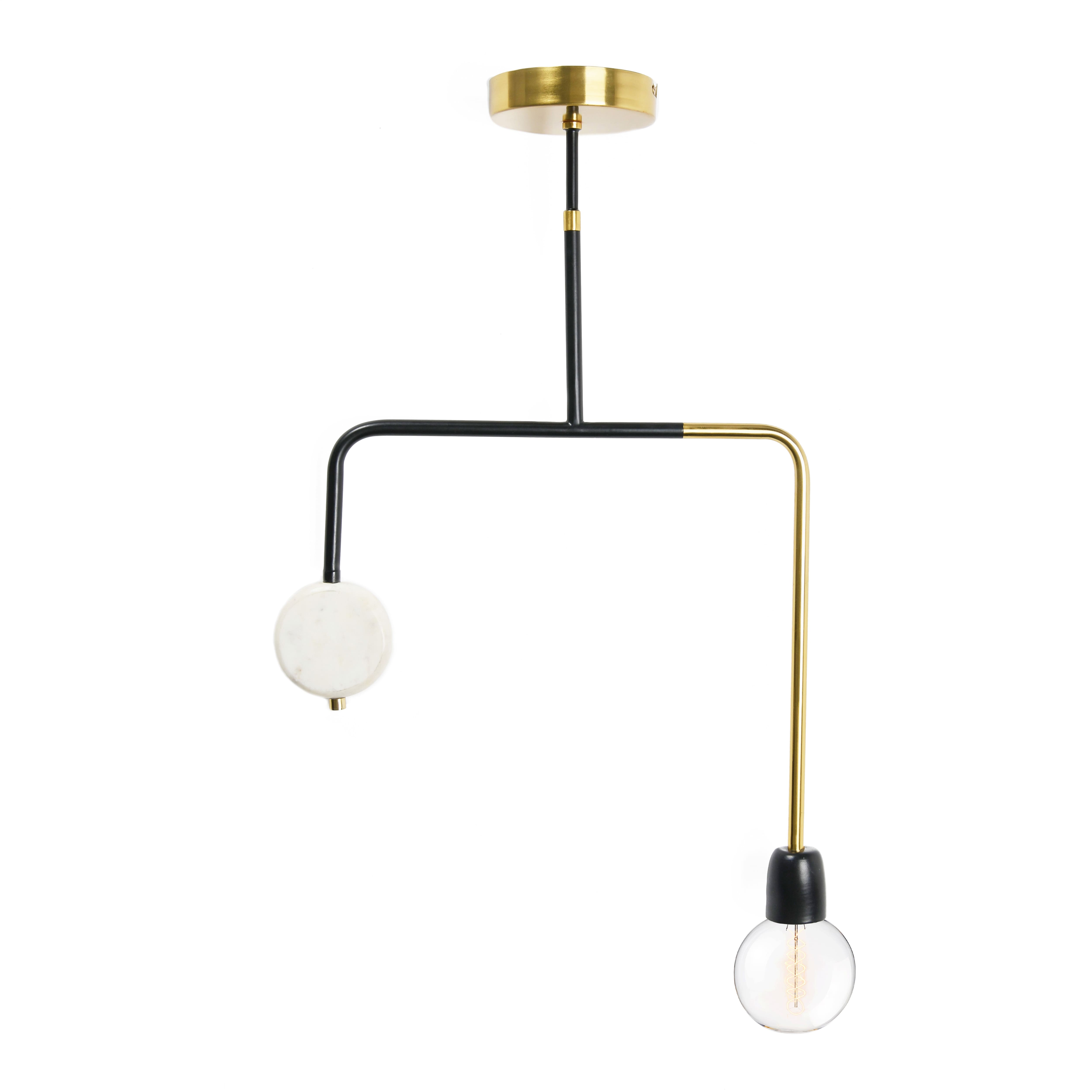 Hello Honey® Minimalist Geometric Modern Marble Pendant Lamp