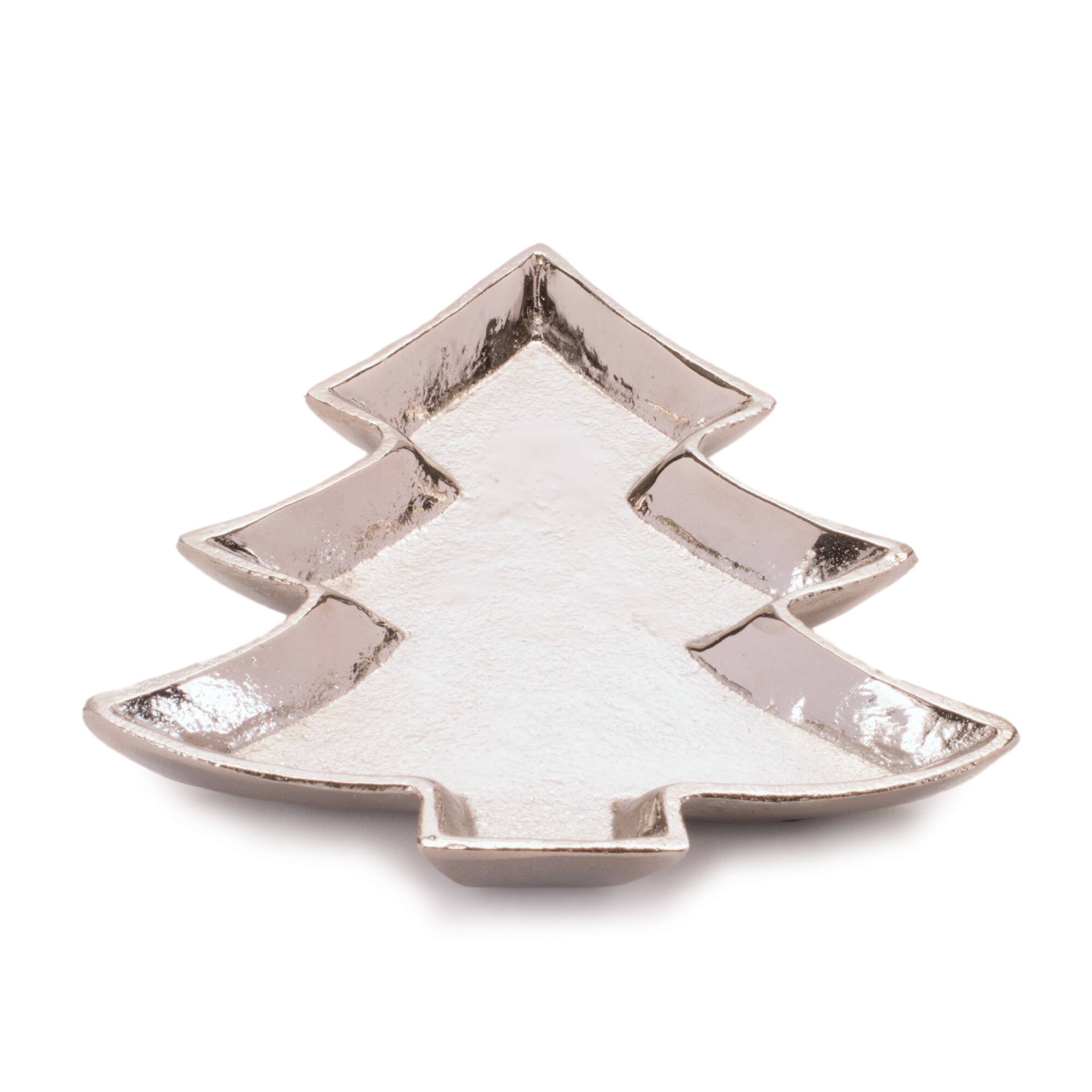 Melrose Metal Pine Tree Trinket Tray Set