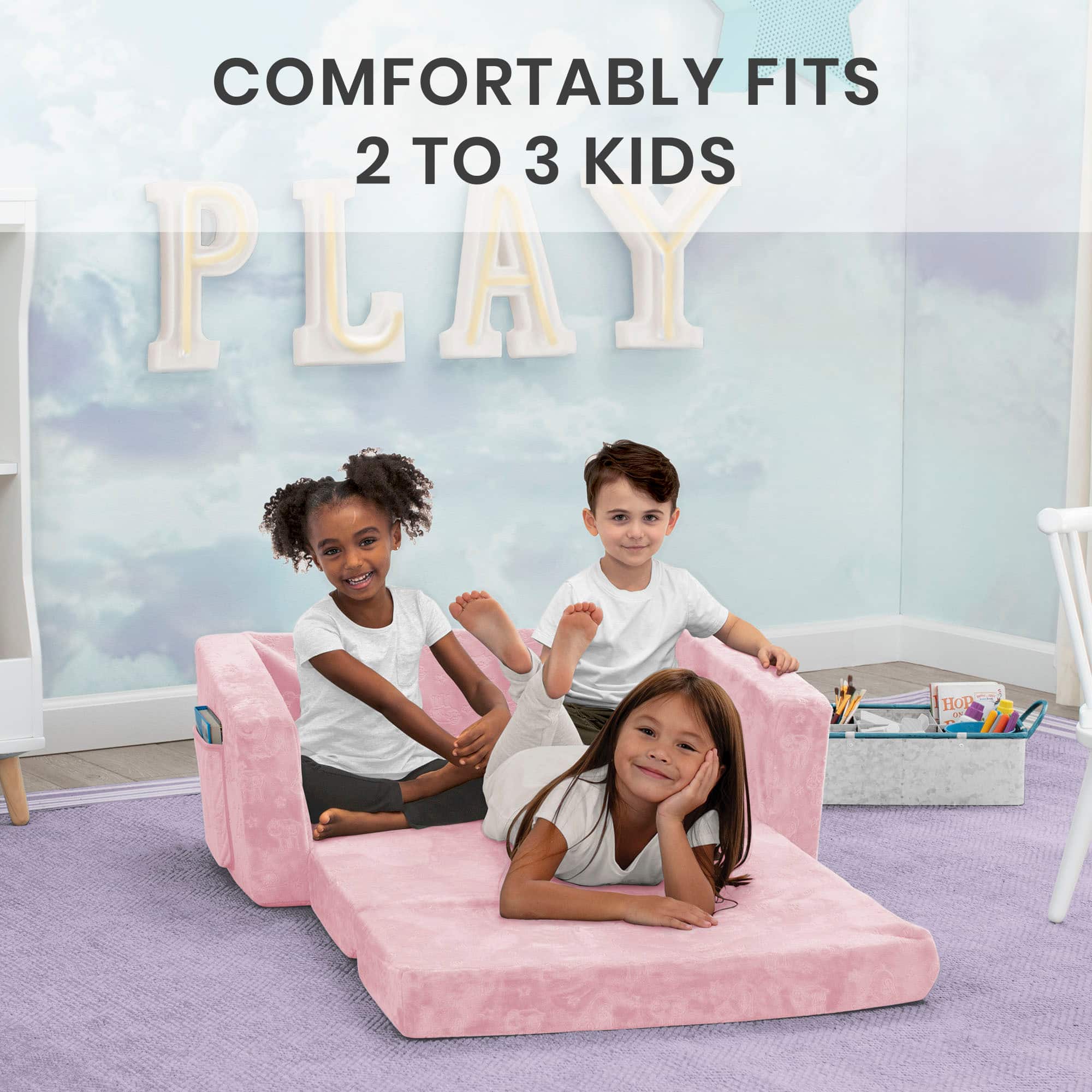 Serta Perfect Sleeper Extra Wide Convertible Sofa To Lounger