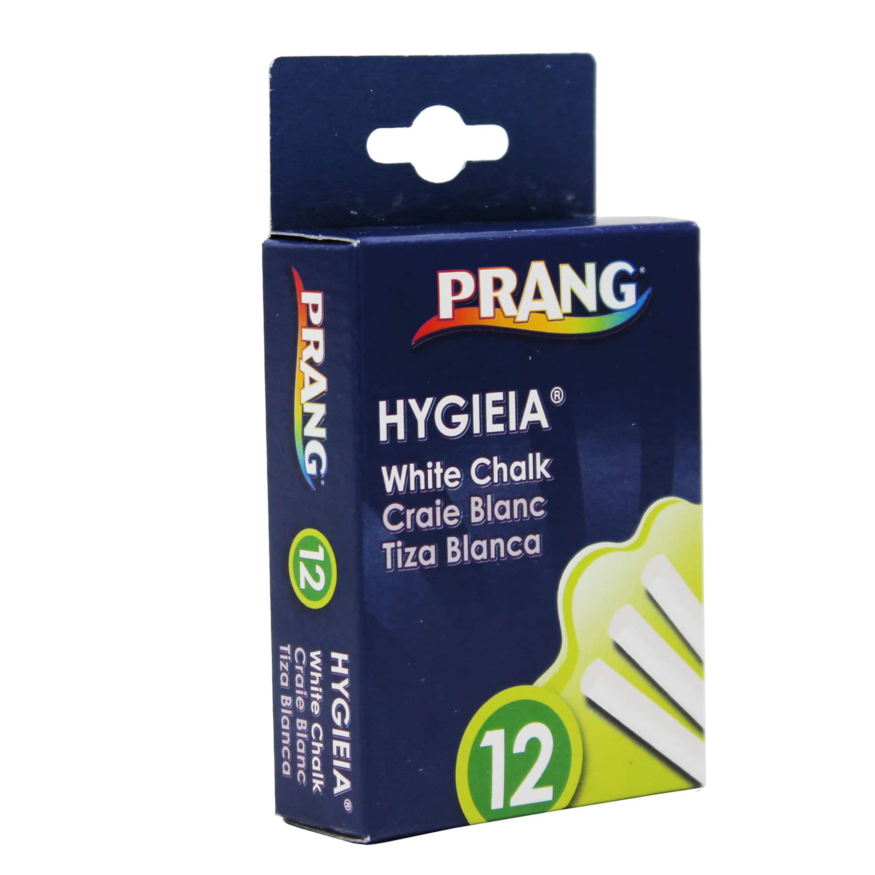 4 Packs: 36 Packs 12 ct. (1,728 total) Prang® Hygieia® White Dustless Board Chalk