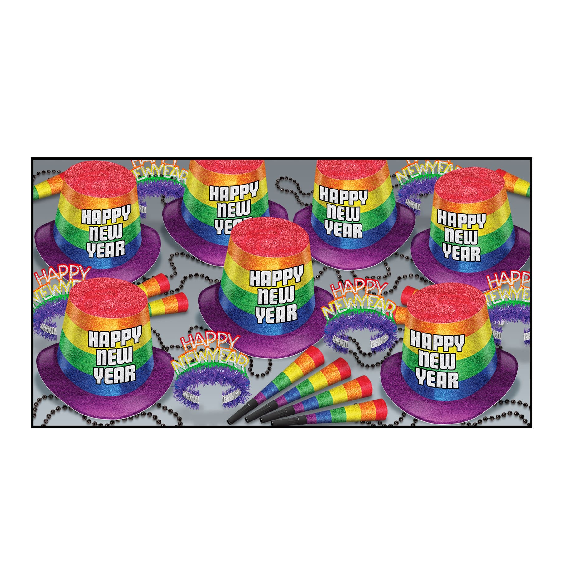 Beistle New Year Pride Party Favor Kit for 50