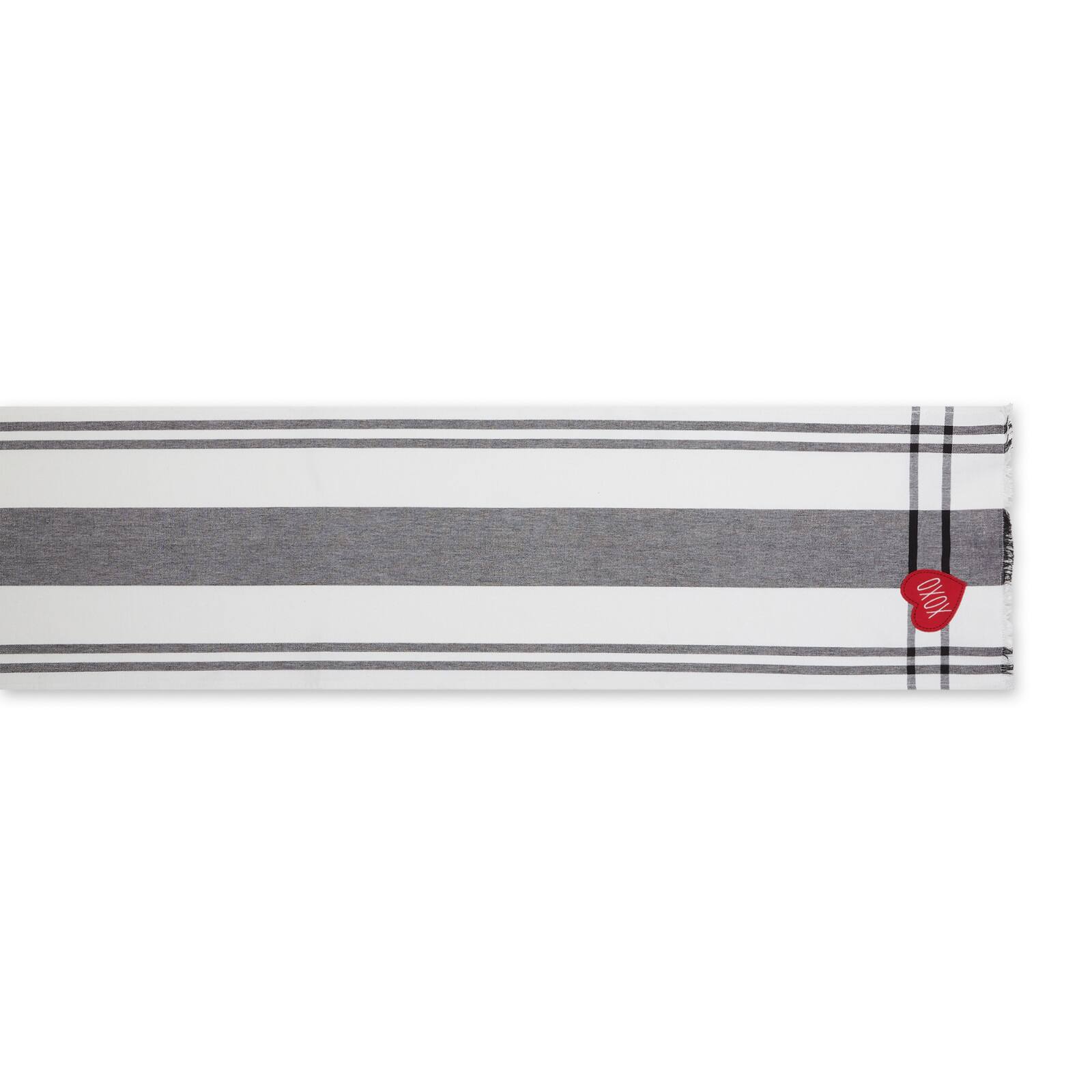 DII® 72" Heart XOXO Plaid Table Runner