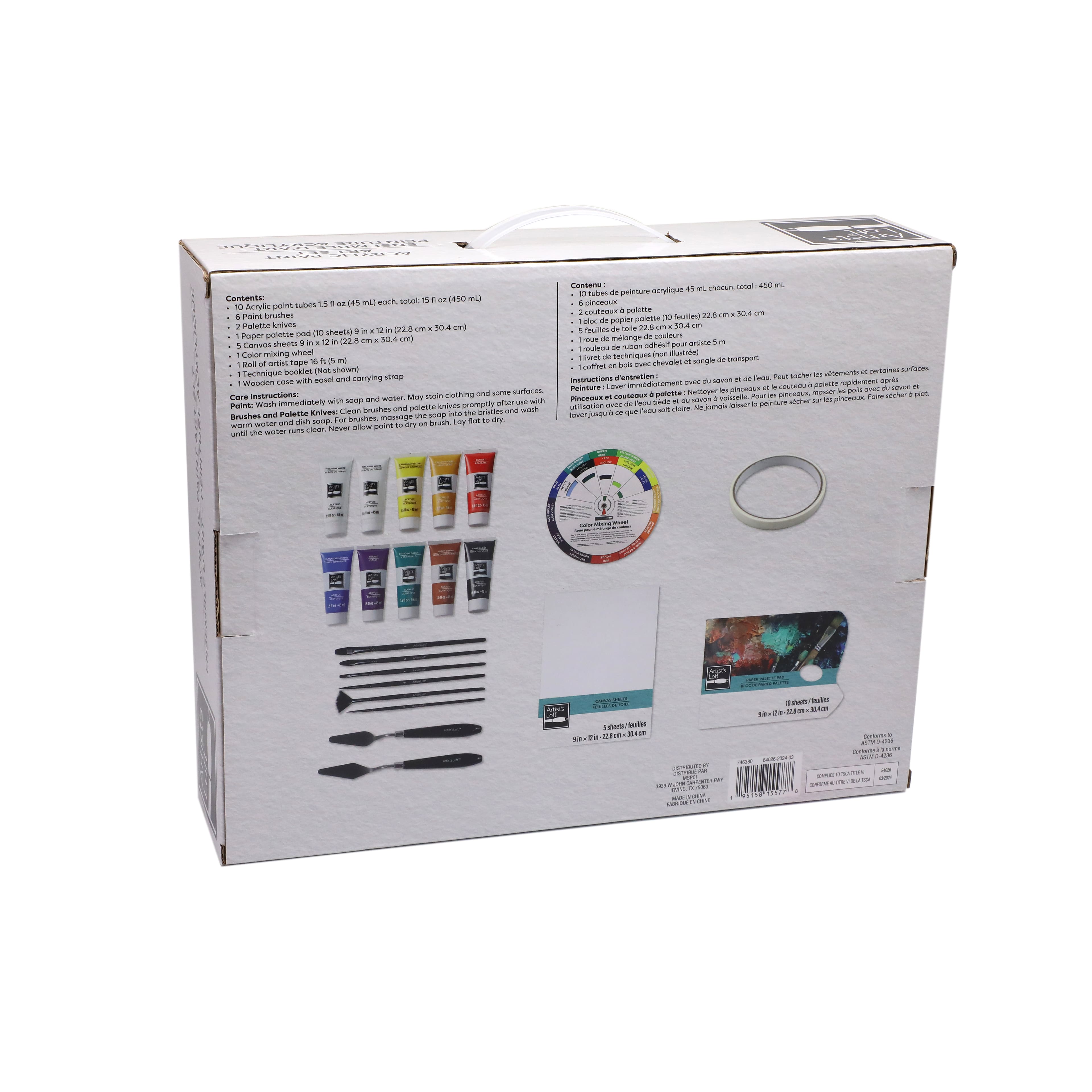 6 Pack: Acrylic Paint Art Set by Artist's Loft™