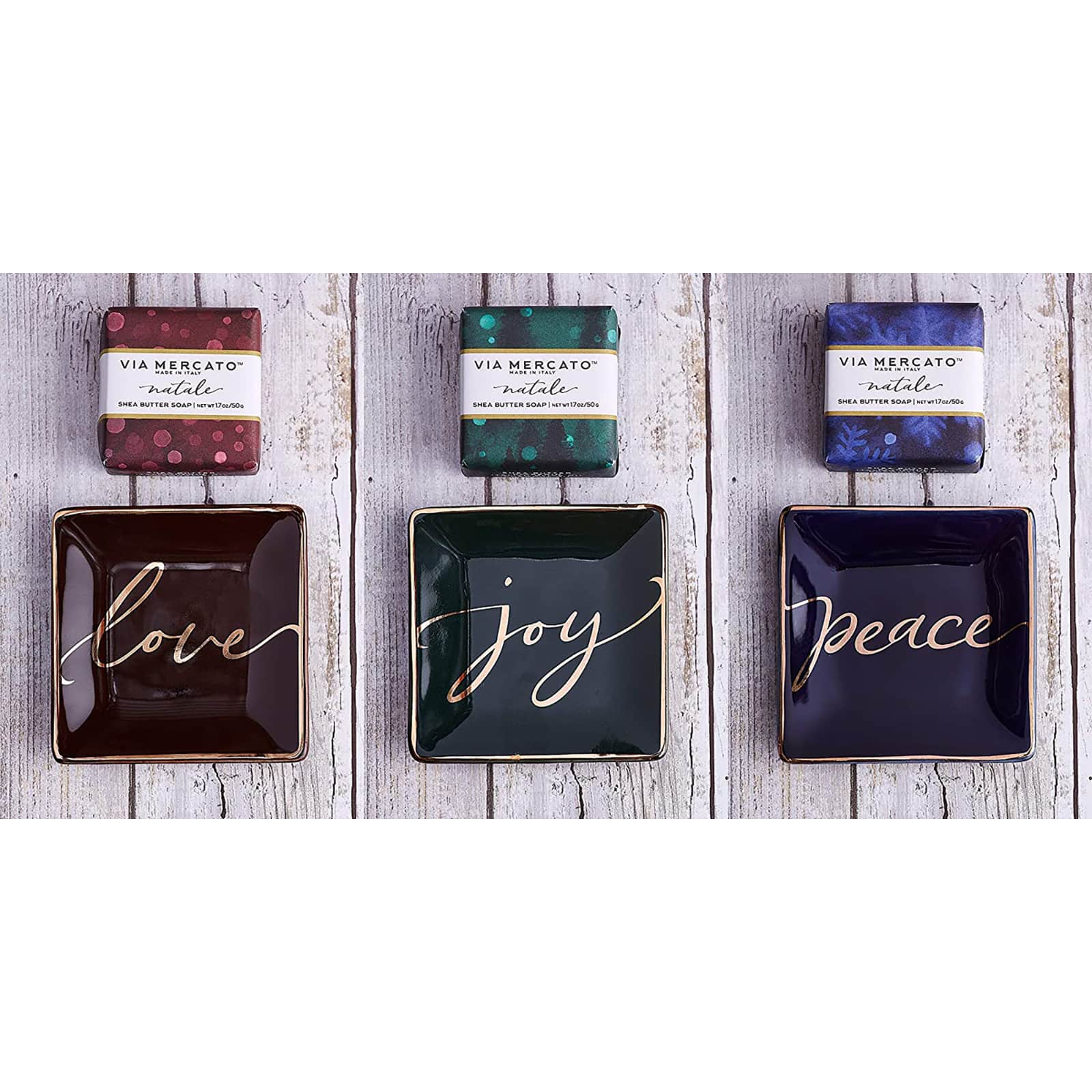 European Soaps Peace Soap & Trinket Set