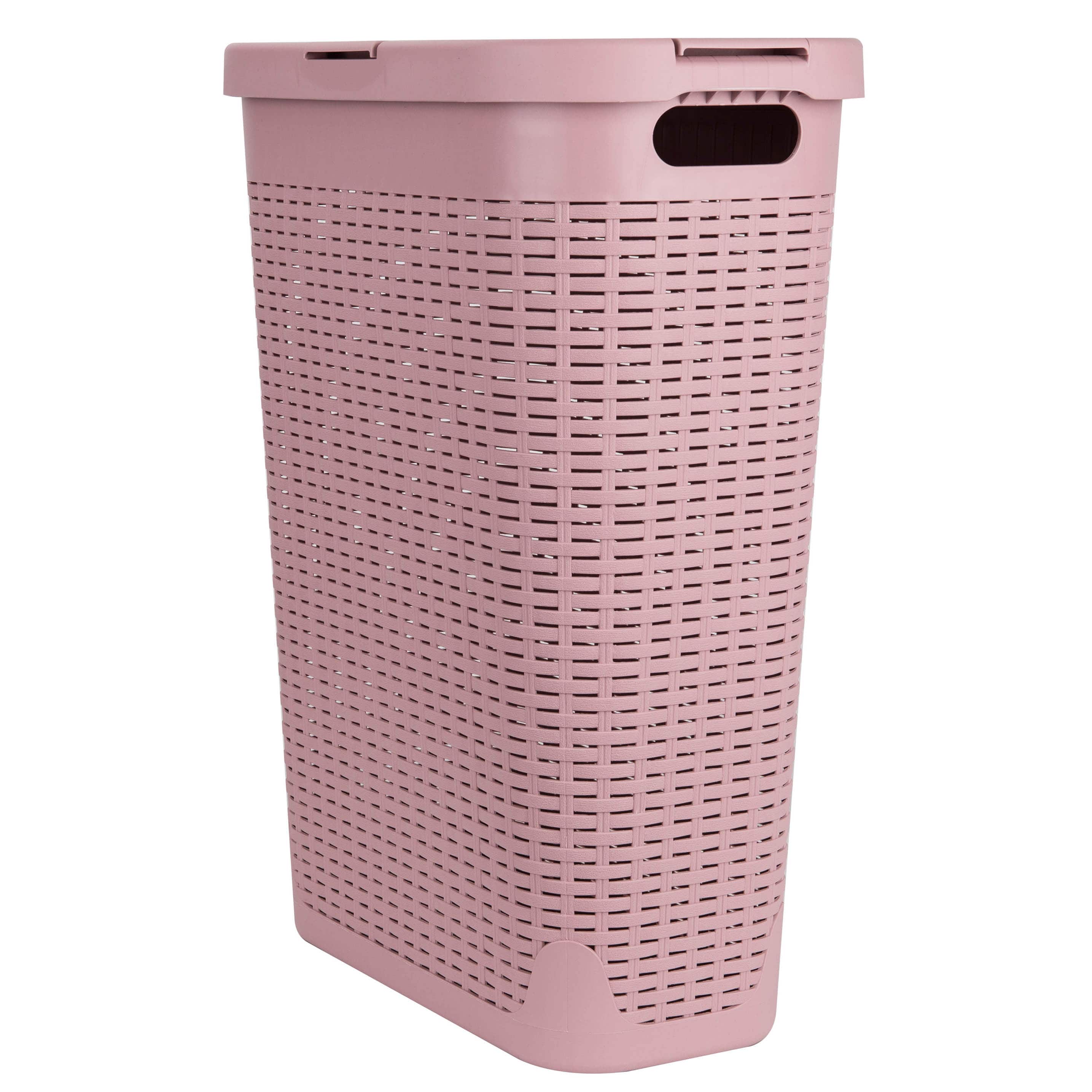 Mind Reader 23.5'' Slim Laundry Hamper with Cutout Handles