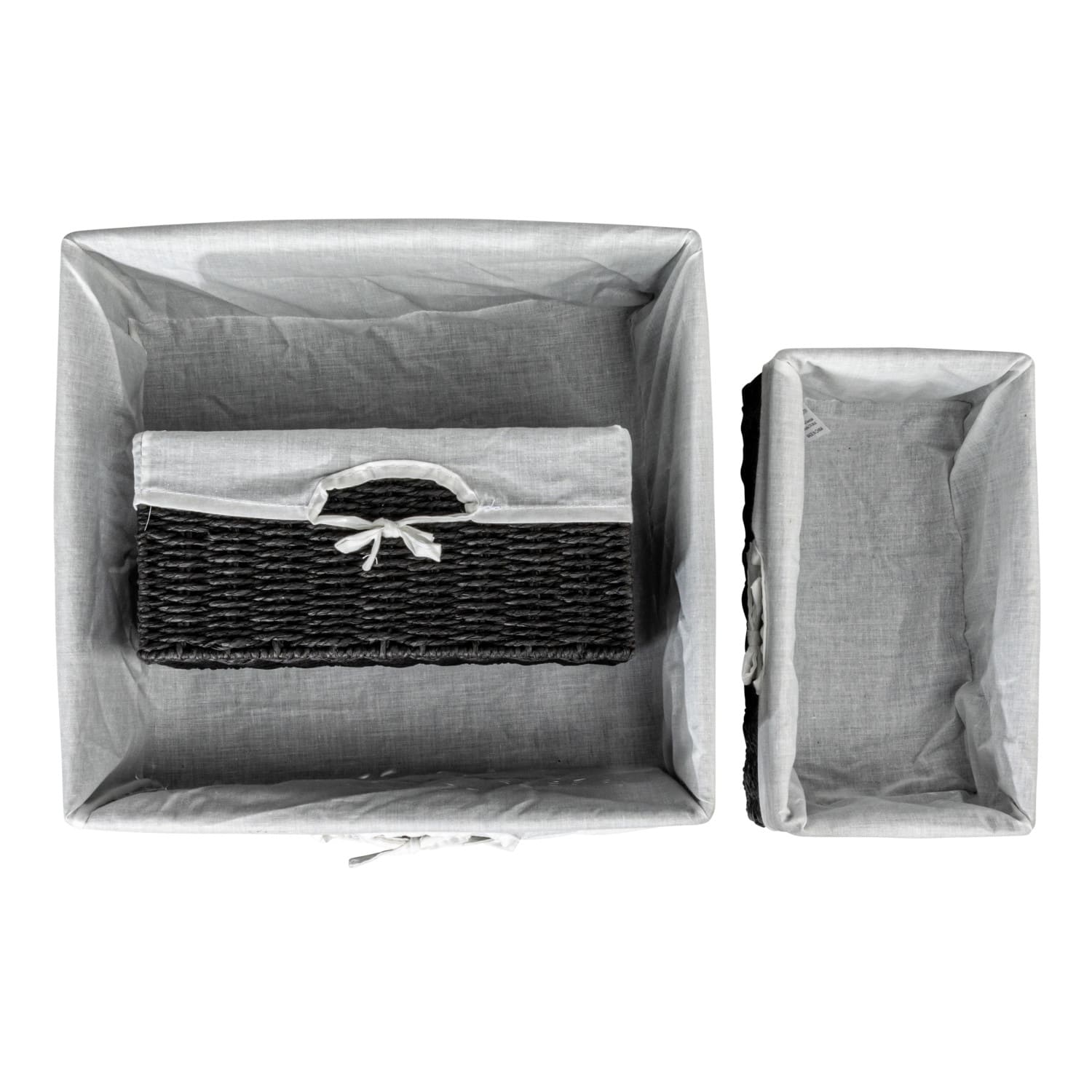 Paper Rope Wicker Basket Set