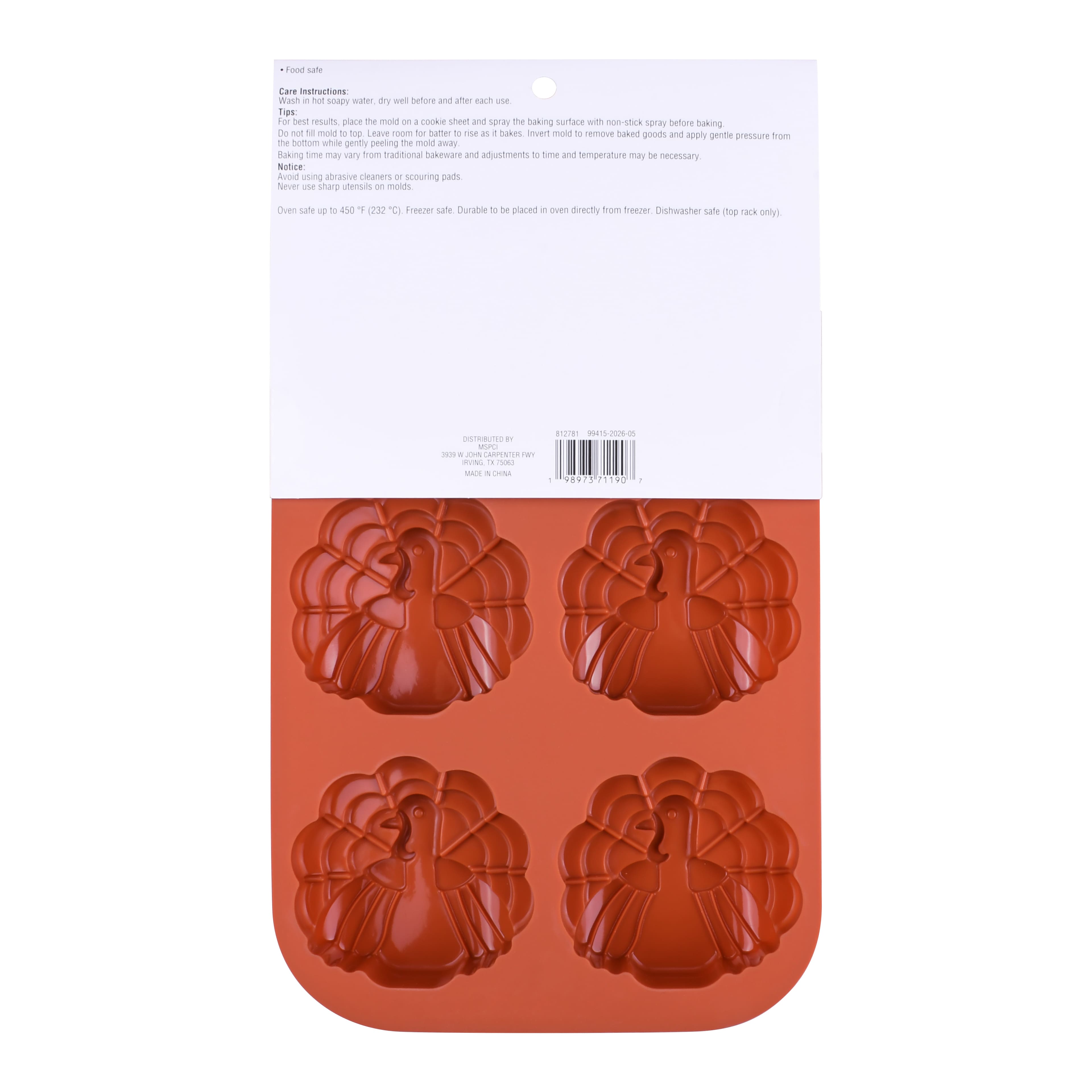 Thanksgiving Turkey Silicone Treat Mold by Makery™