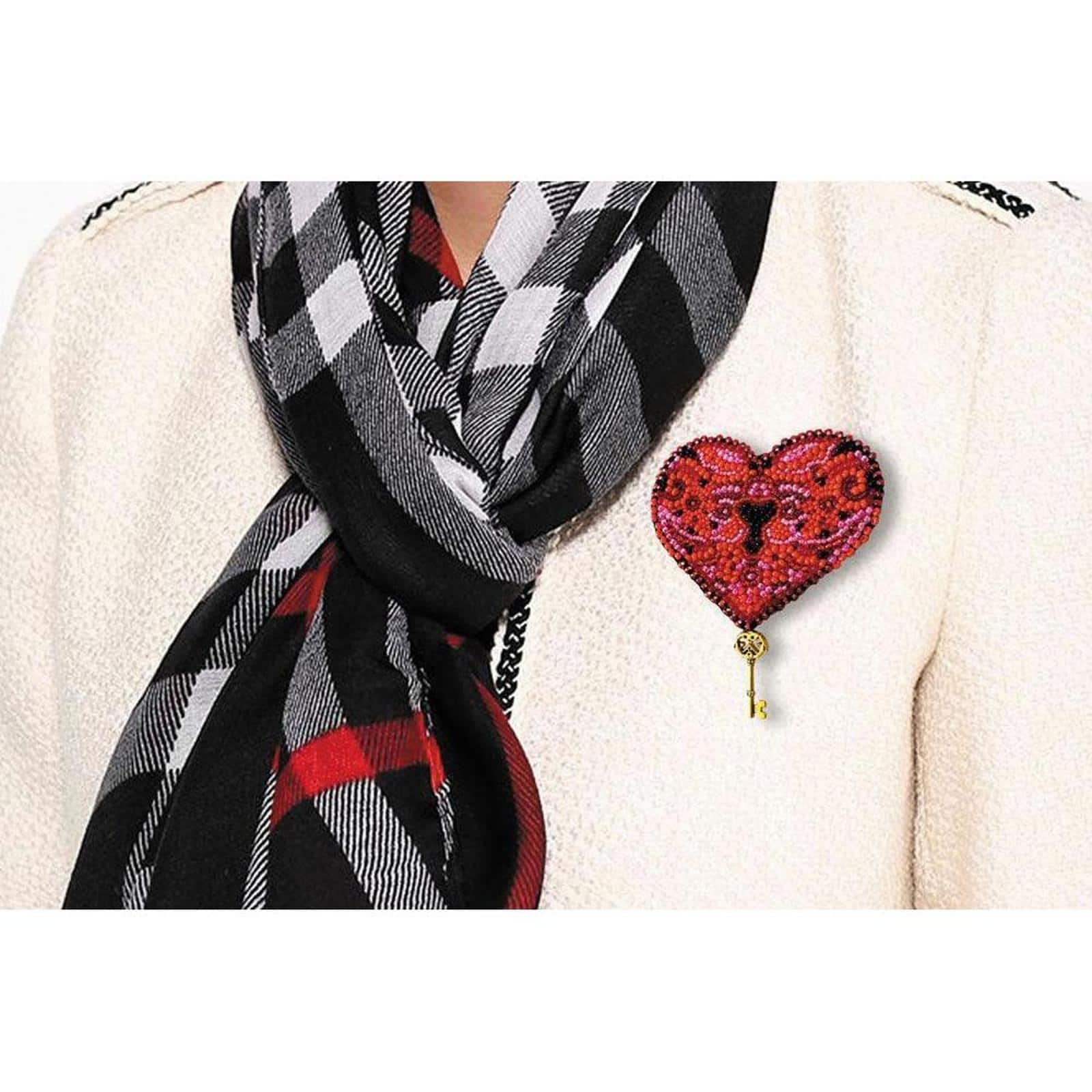 Abris Art The Key to the Heart Beading Decoration Kit