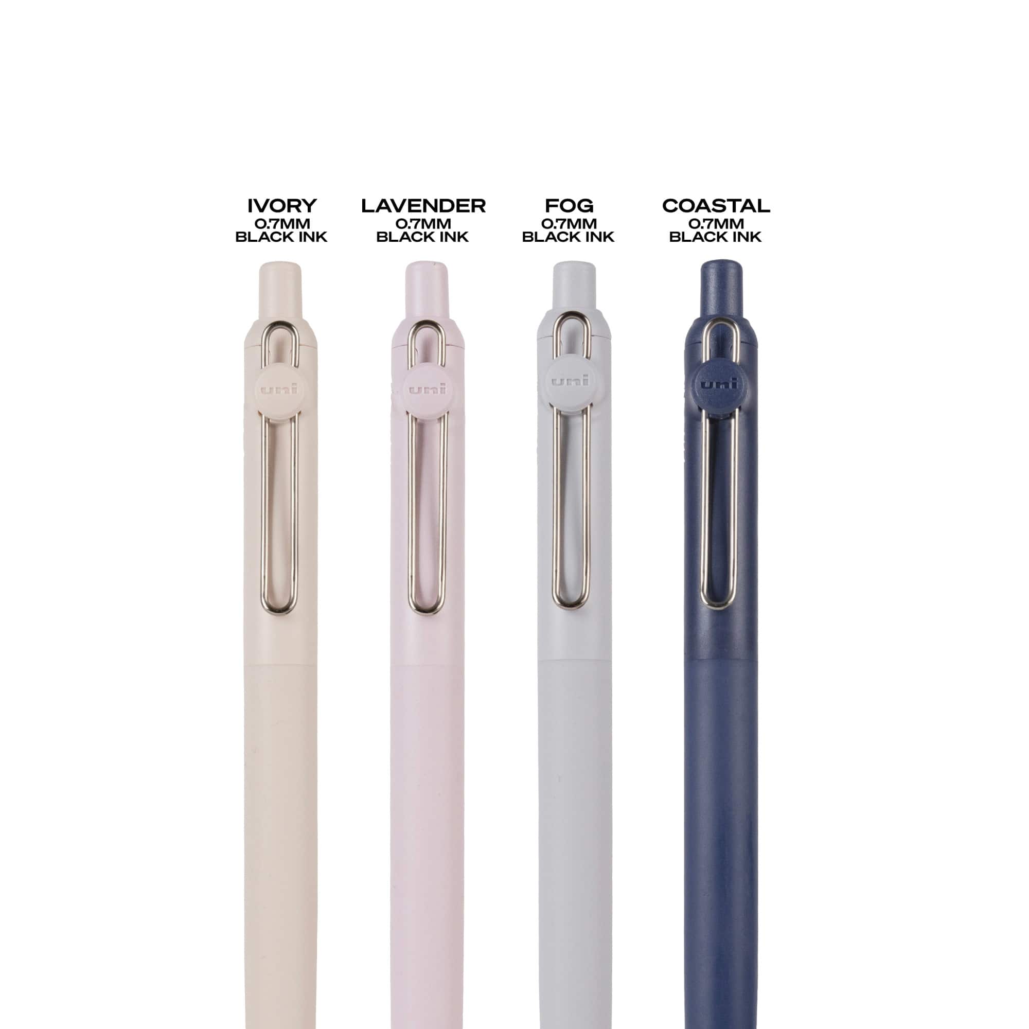 uniball™ Zento 0.7mm Liquid Gel Ink Muted Collection Retractable Pen Set