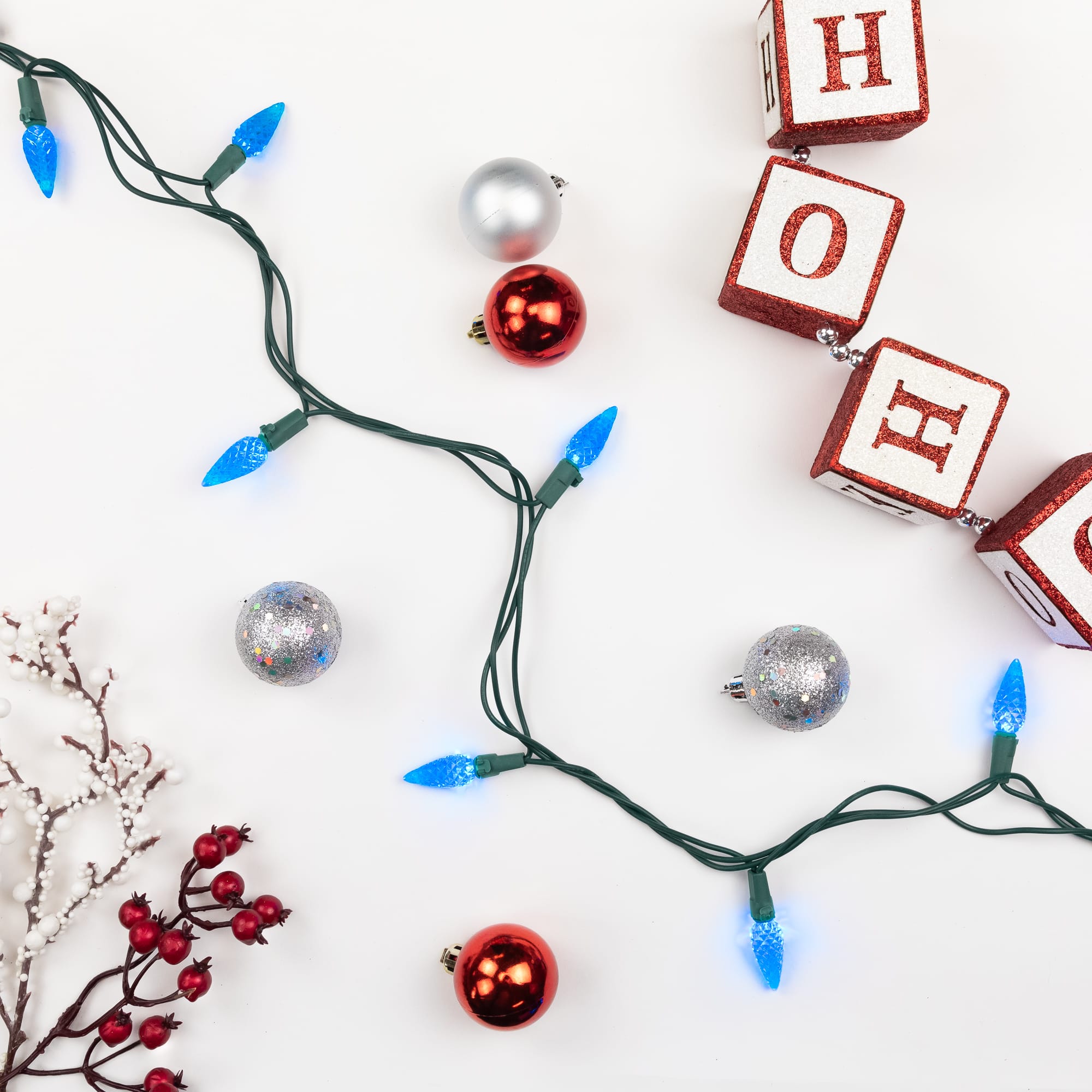 70ct. LED Faceted C6 Christmas String Lights