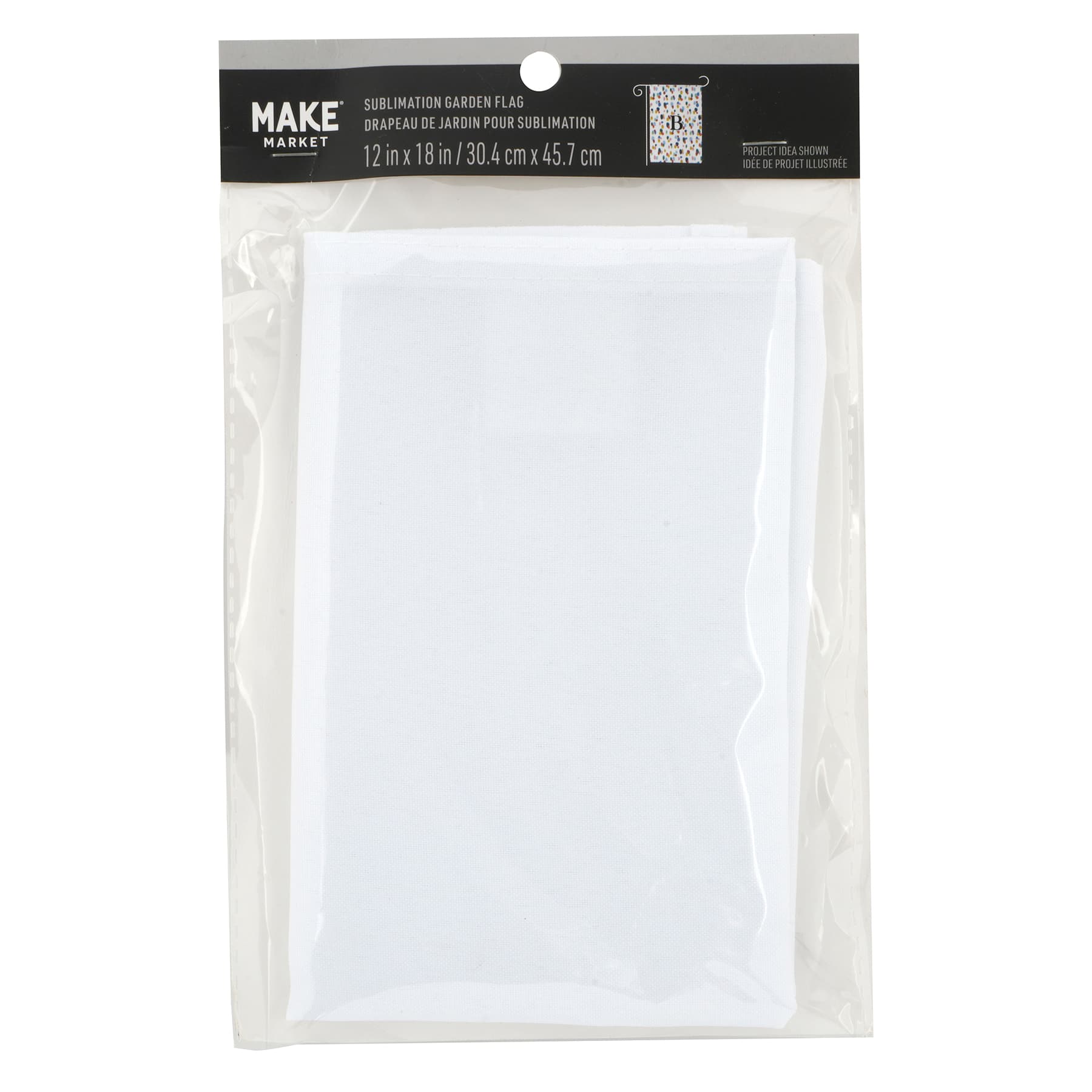 12 Pack: 12" x 18" Sublimation Garden Flag by Make Market®
