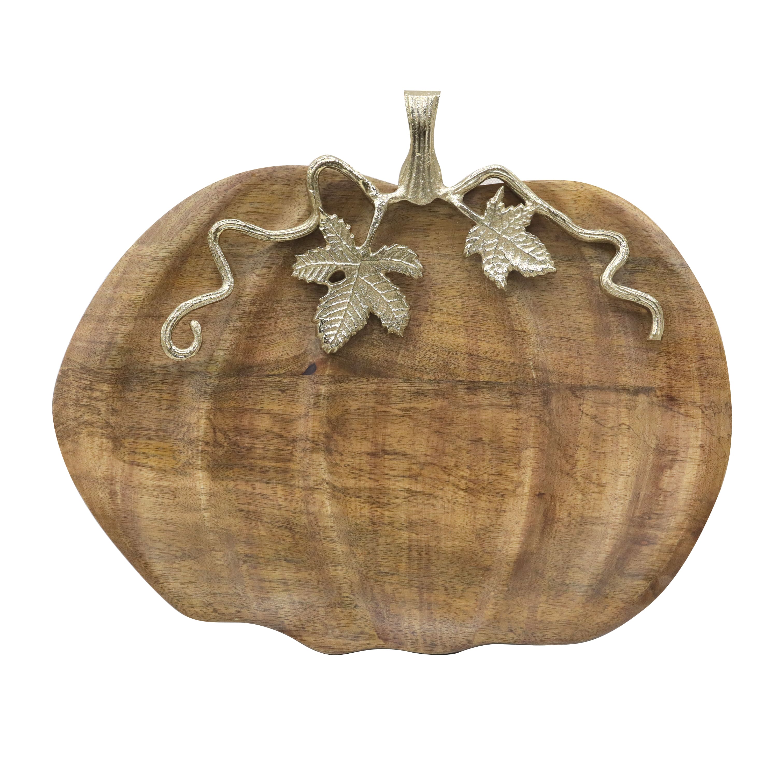 16.5" x 13.5" Mango Wood Pumpkin Tray by Ashland®