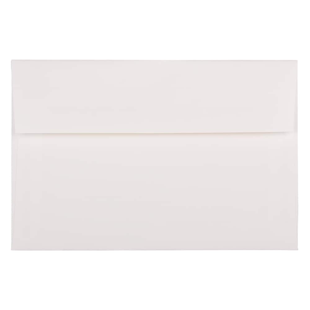 JAM Paper 5.75" x 8.75" Bright White Wove Strathmore Invitation Envelopes