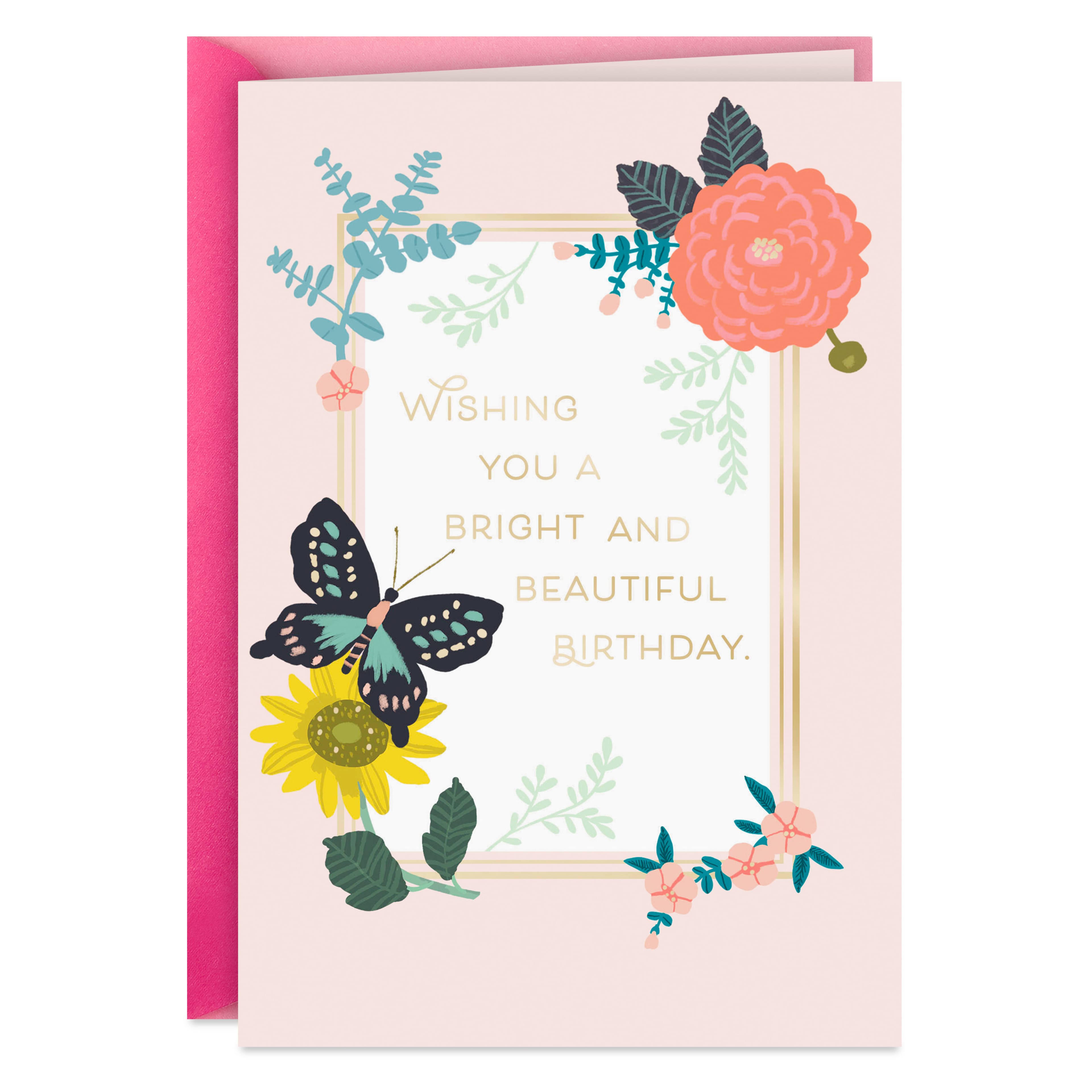 Hallmark You Brighten Days Birthday Card