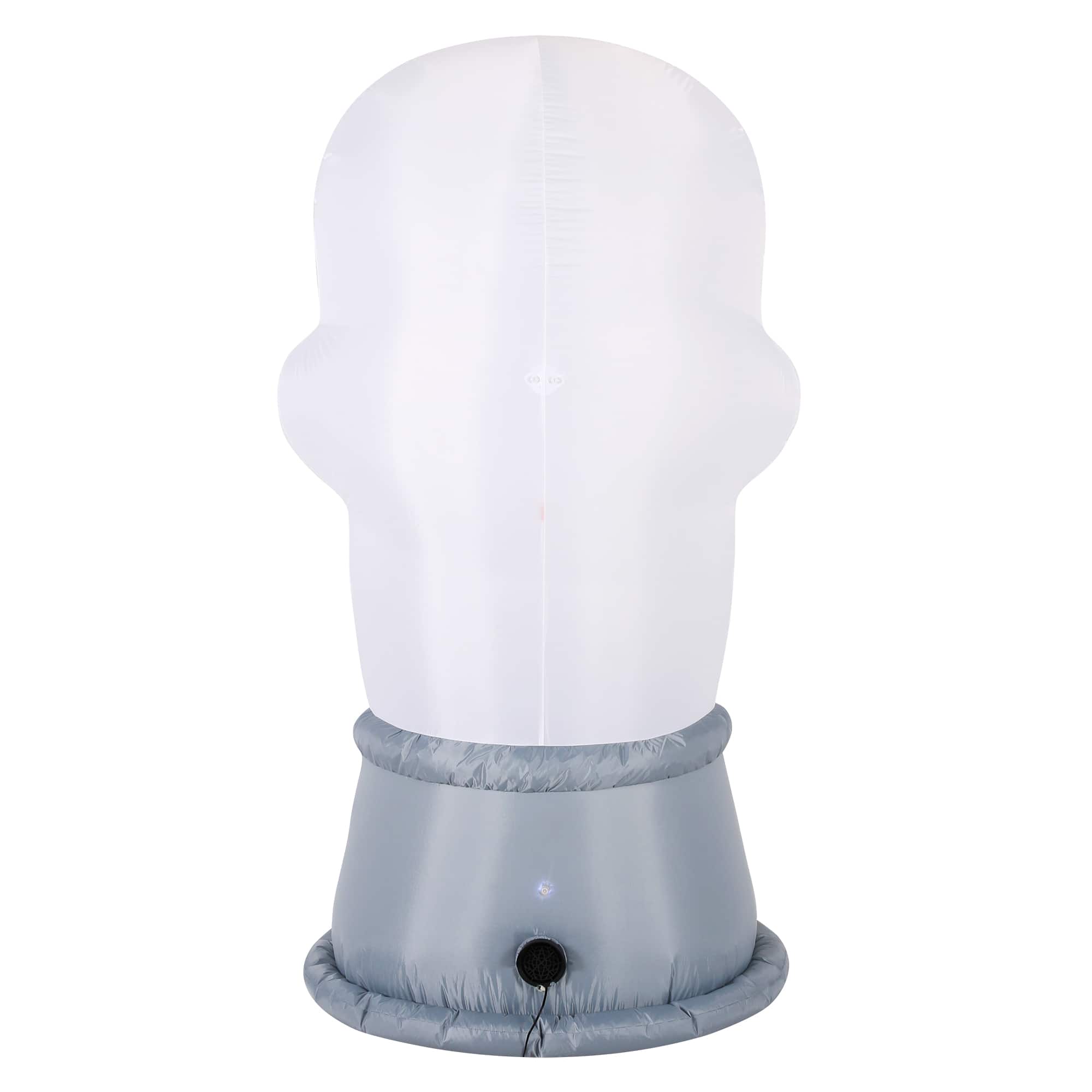 6ft. Airflowz Inflatable Halloween Skull with Swirling Lights