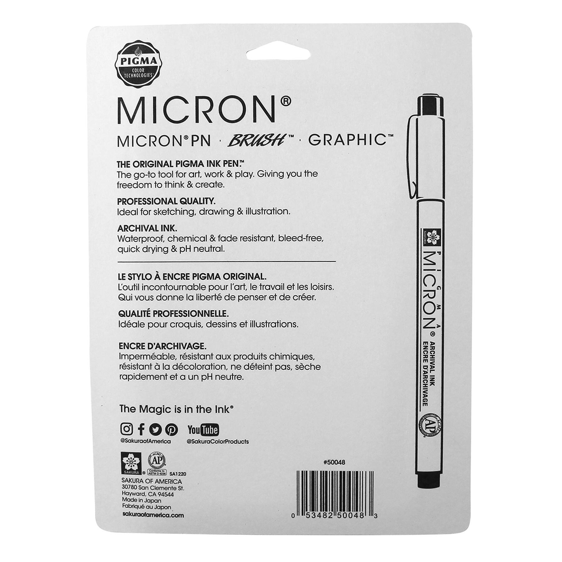 Pigma® Micron® Sepia Fine Line Pen Set