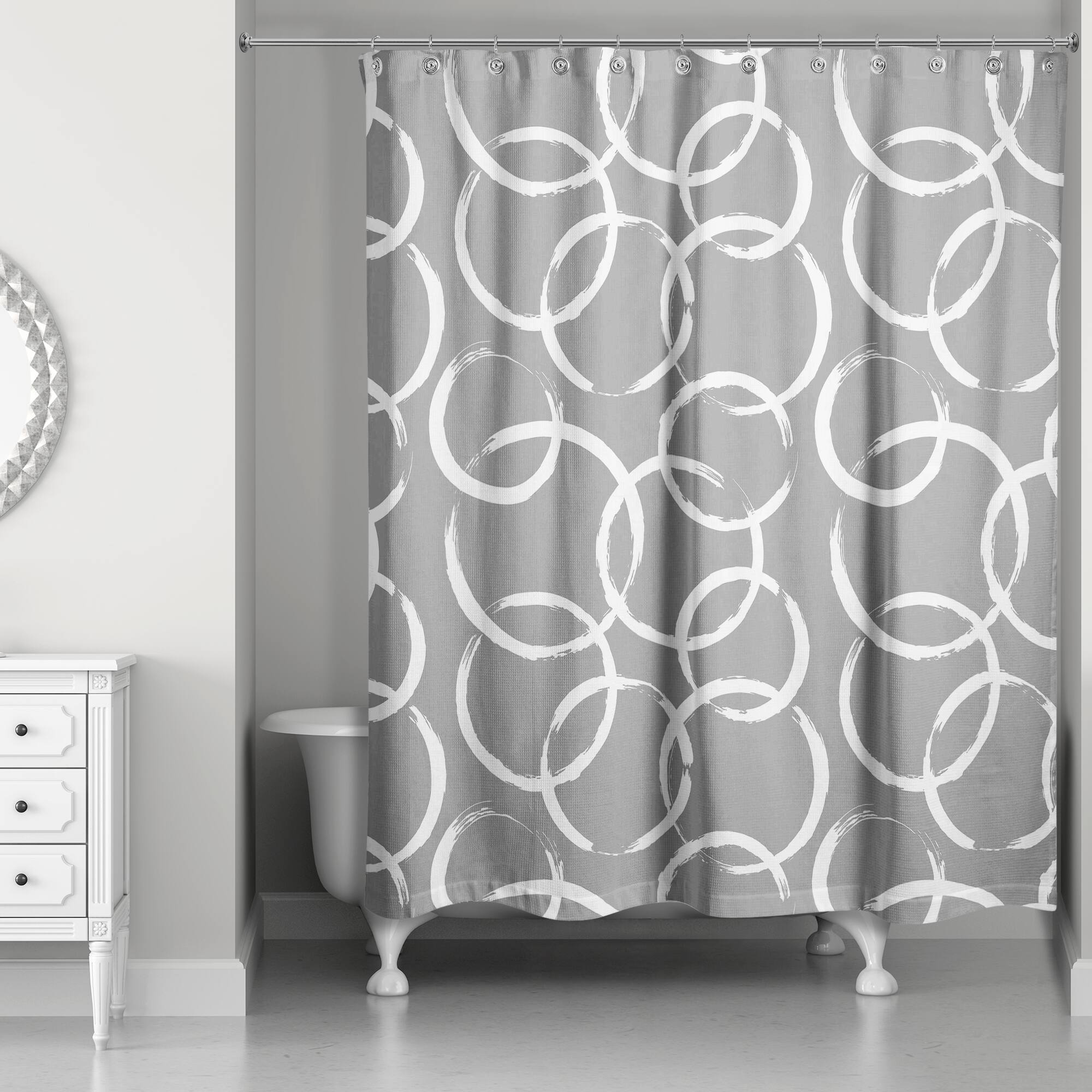 Circles Shower Curtain