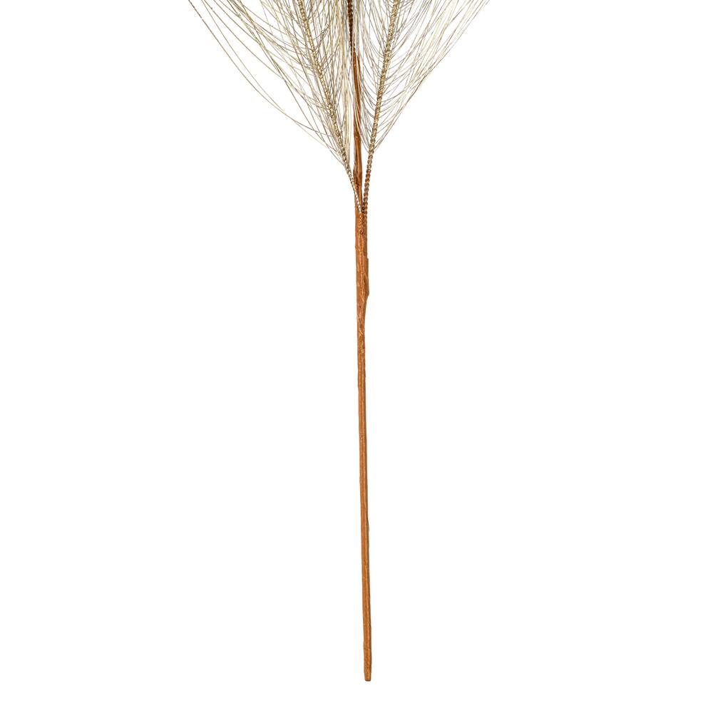 Vickerman 24" Artificial Champagne Metallic Pine Needle Christmas Sprays, 2ct.