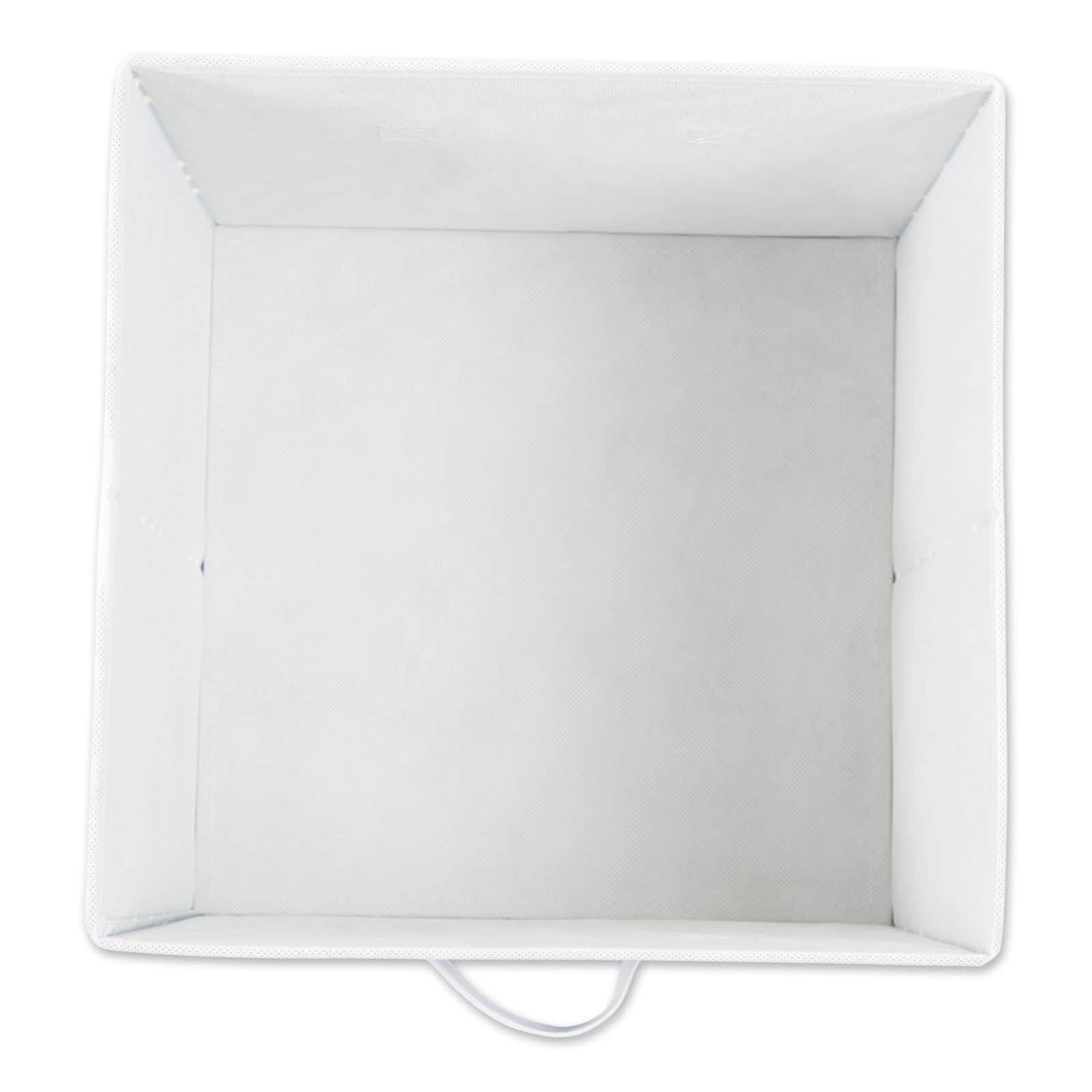 DII® 13" French Blue & White Dots Storage Cube, 2ct.