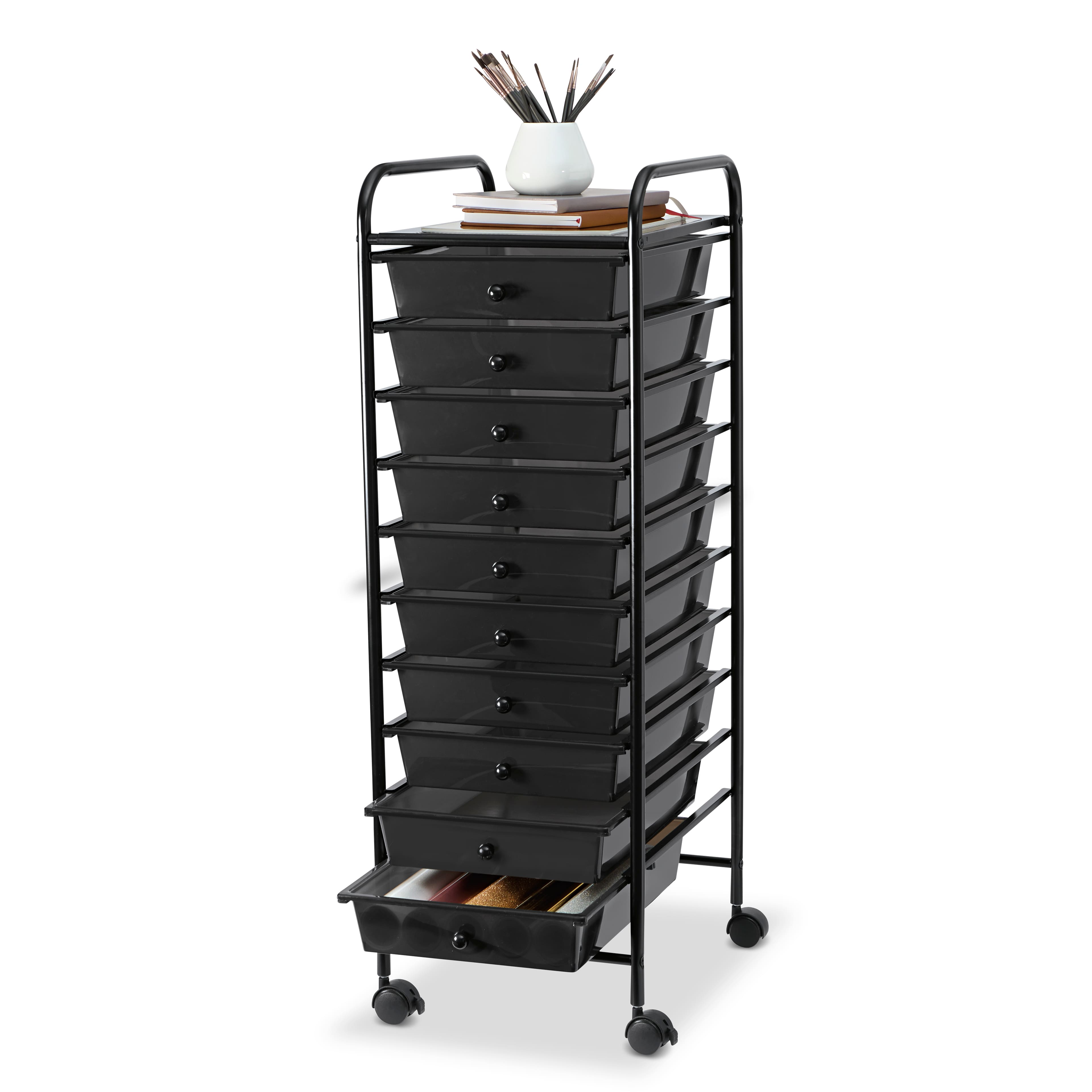 10 Drawer Rolling Cart by Simply Tidy®
