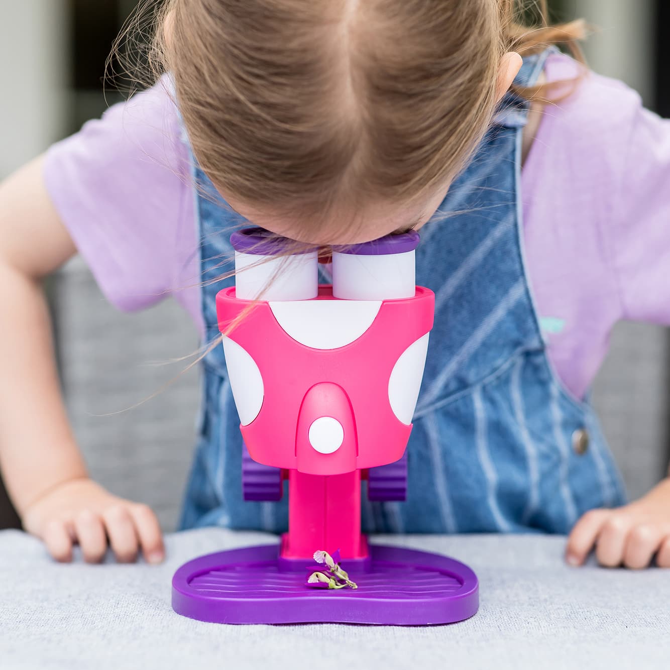 Educational Insights GeoSafari Jr. Pink My First Microscope