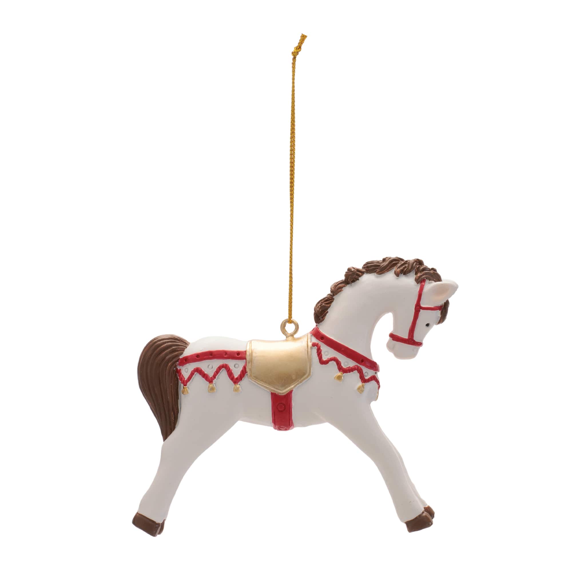 Melrose 4" Resin Horse Ornaments, 6ct.