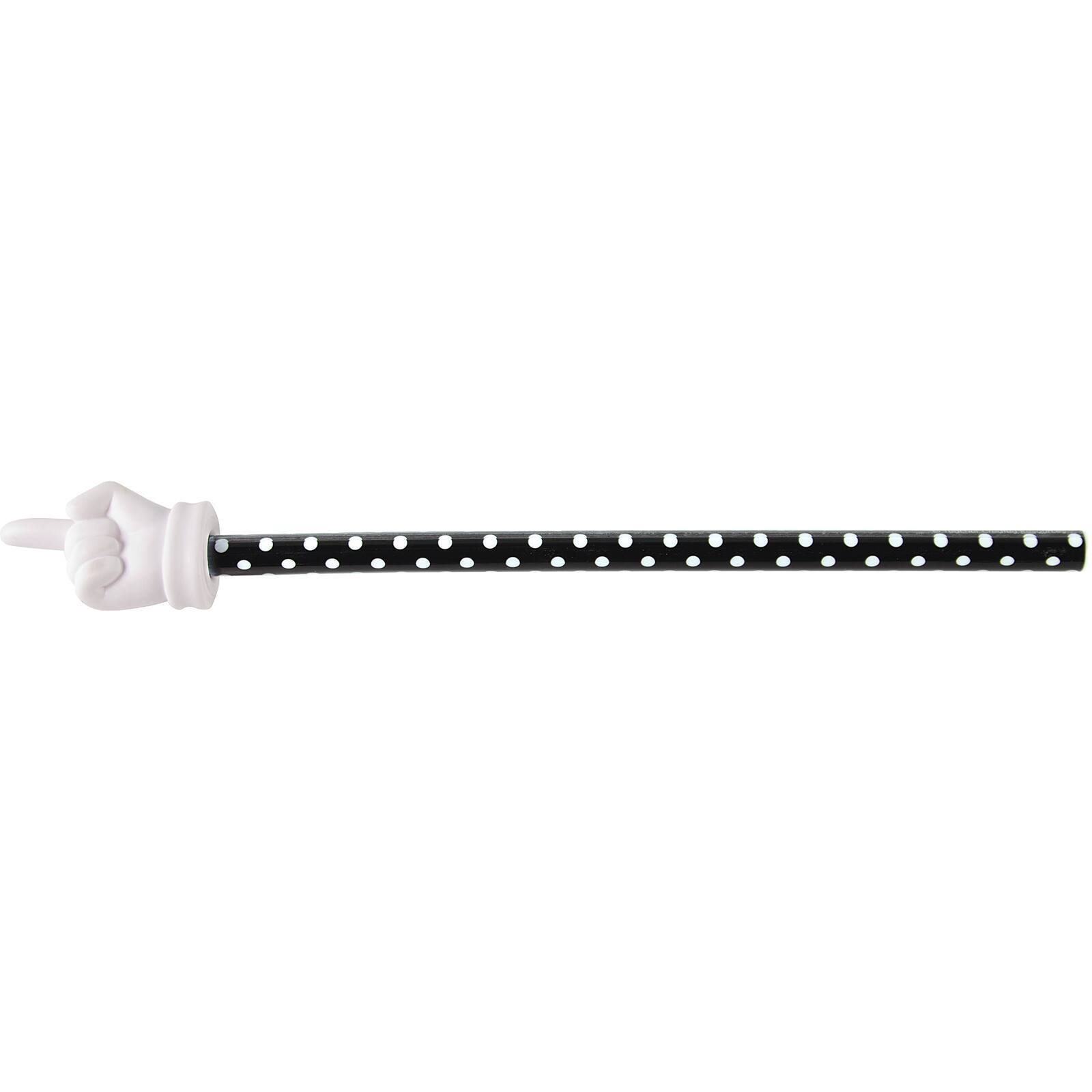 Teacher Created Resources Black Polka Dots Hand Pointer, 5ct.