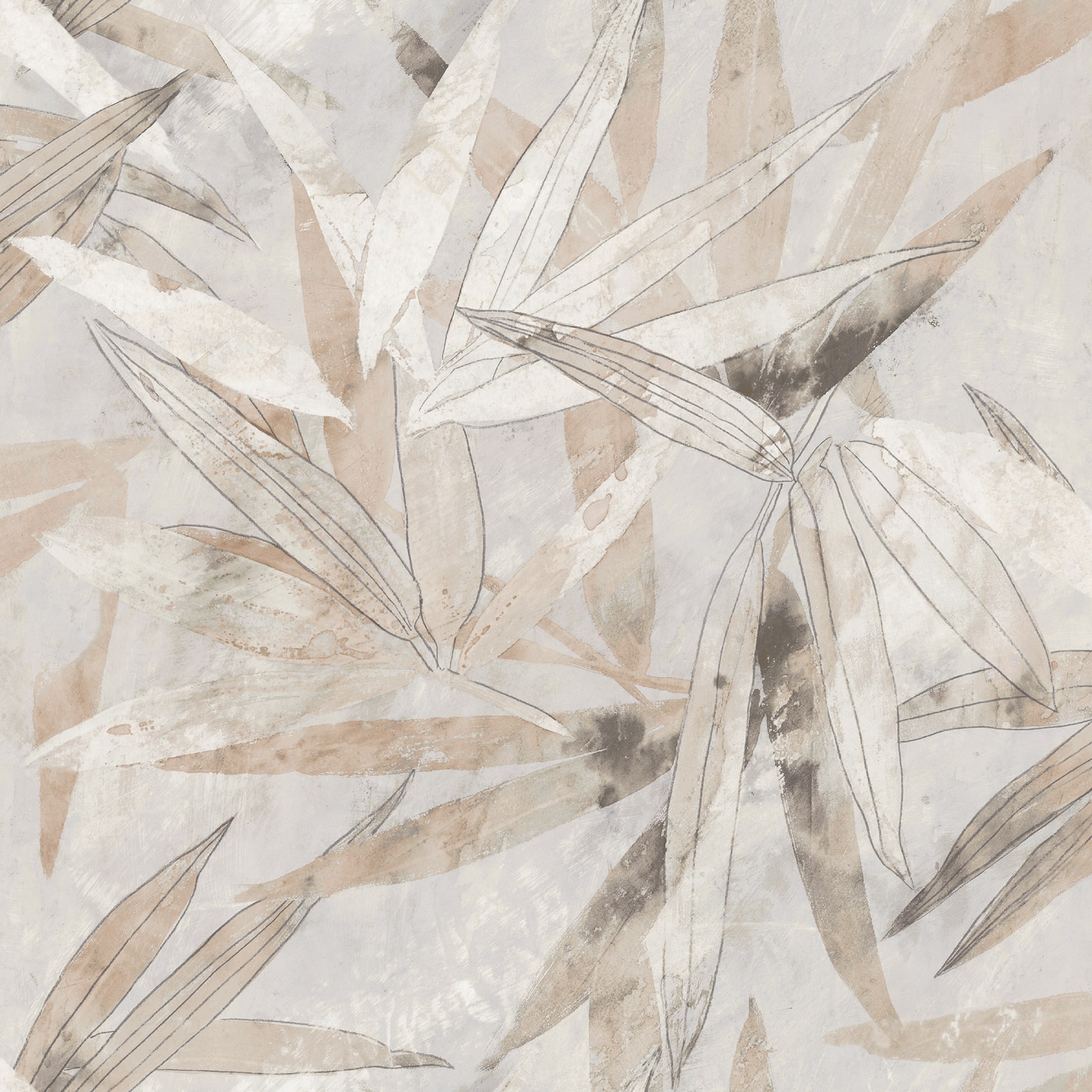 NuWallpaper Egypt Sherrod Neutral Bali Bamboo Peel & Stick Wallpaper