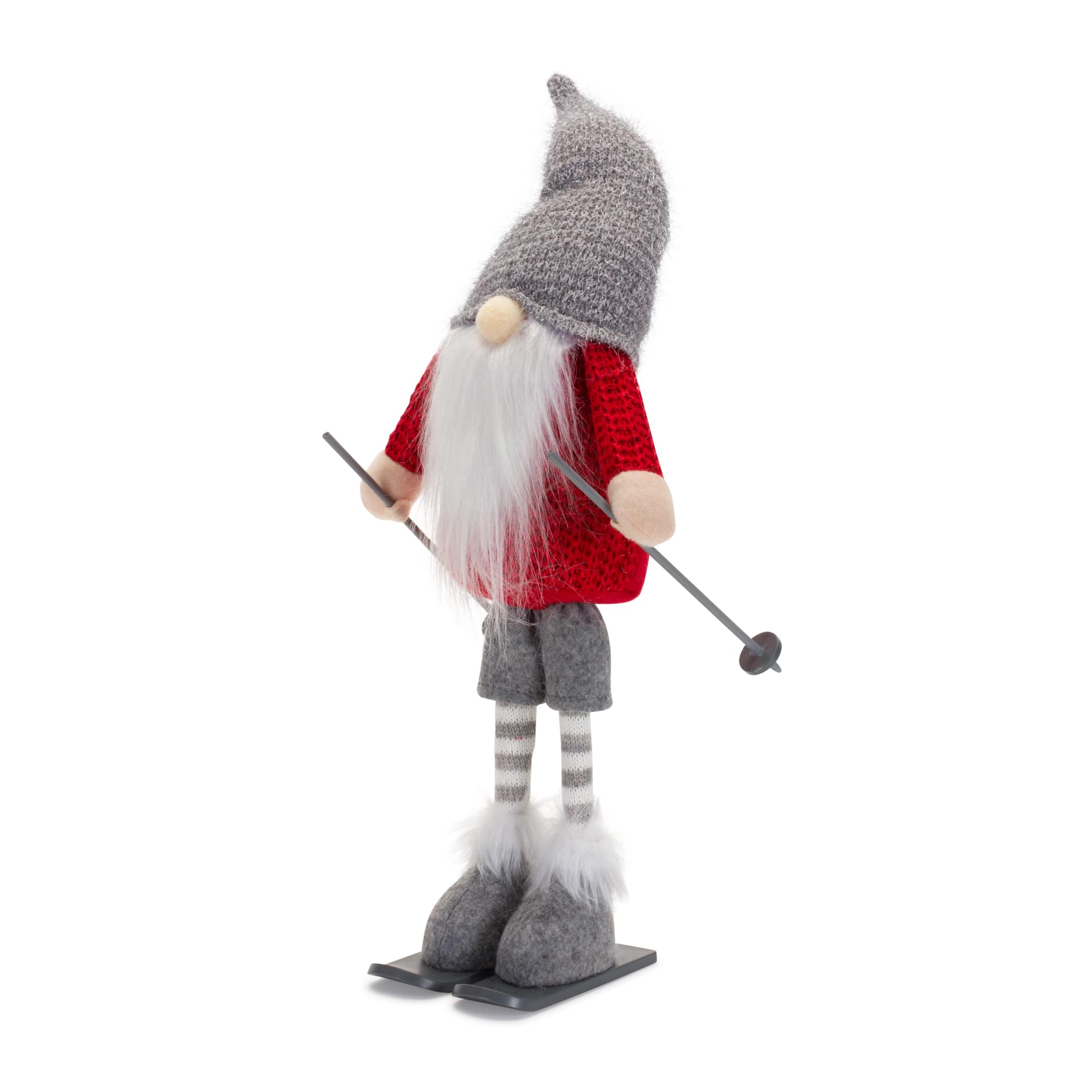 14.25" Skiing Gnome Figurine Set