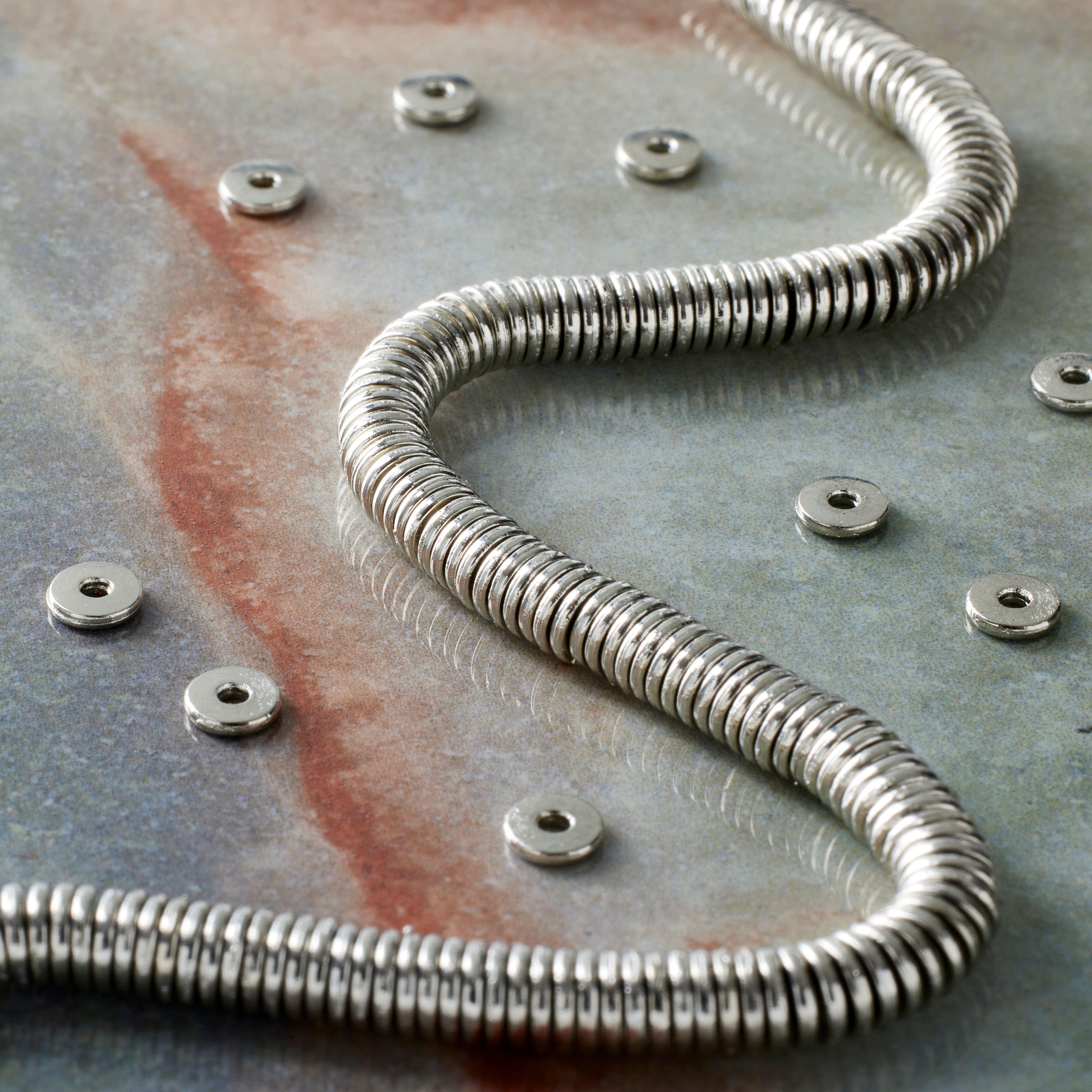 12 Pack: Metal Spacer Beads