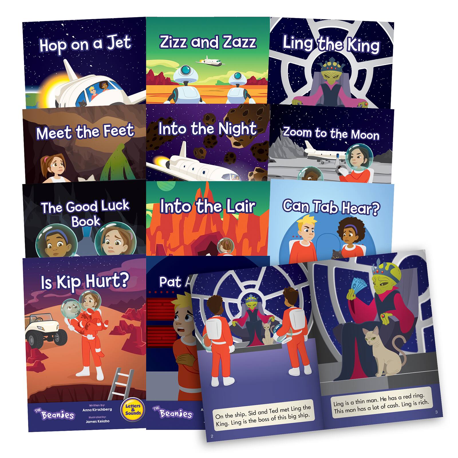 Junior Learning The Beanies Phase Readers Set