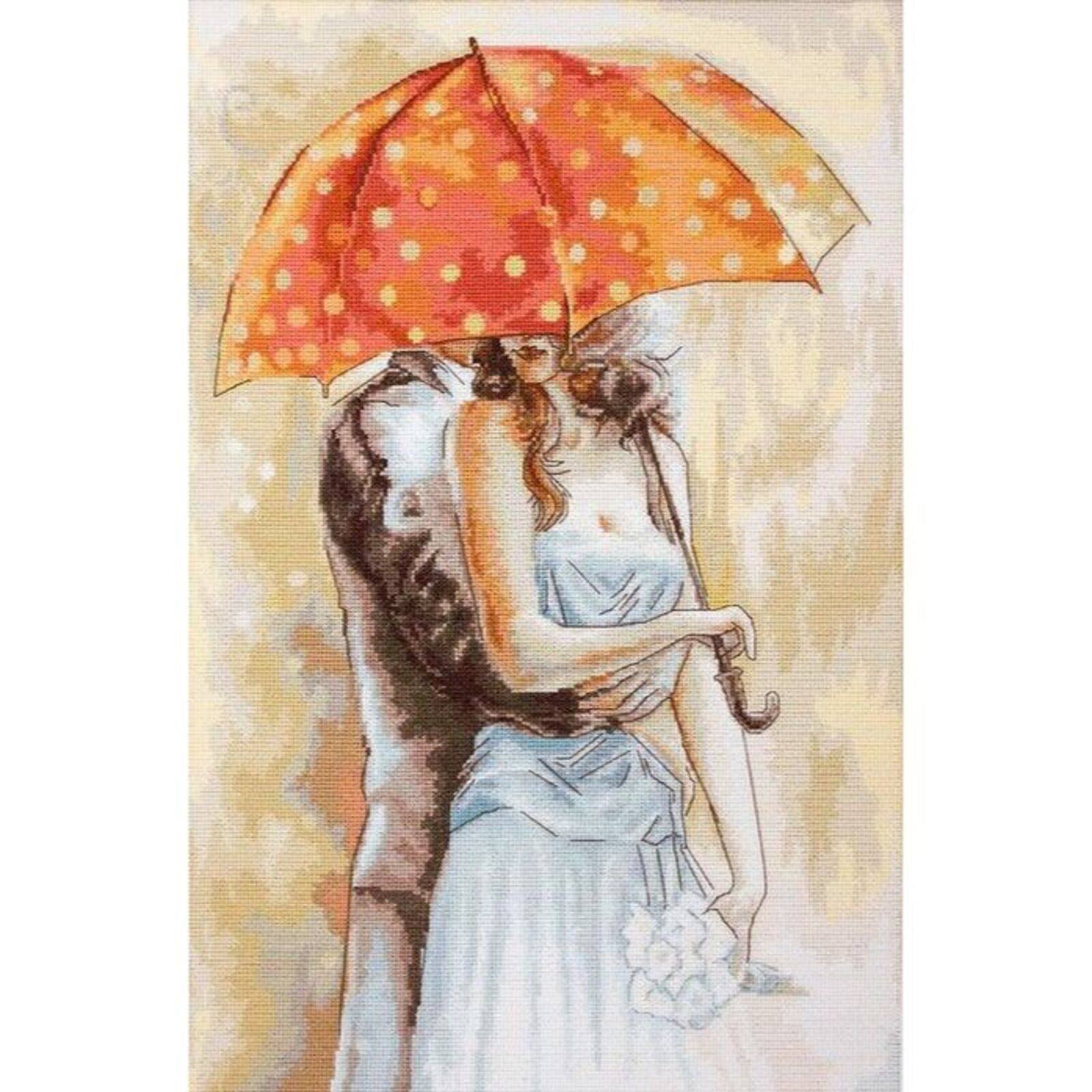 Luca-s Under Umbrella 2 Counted Cross Stitch Kit
