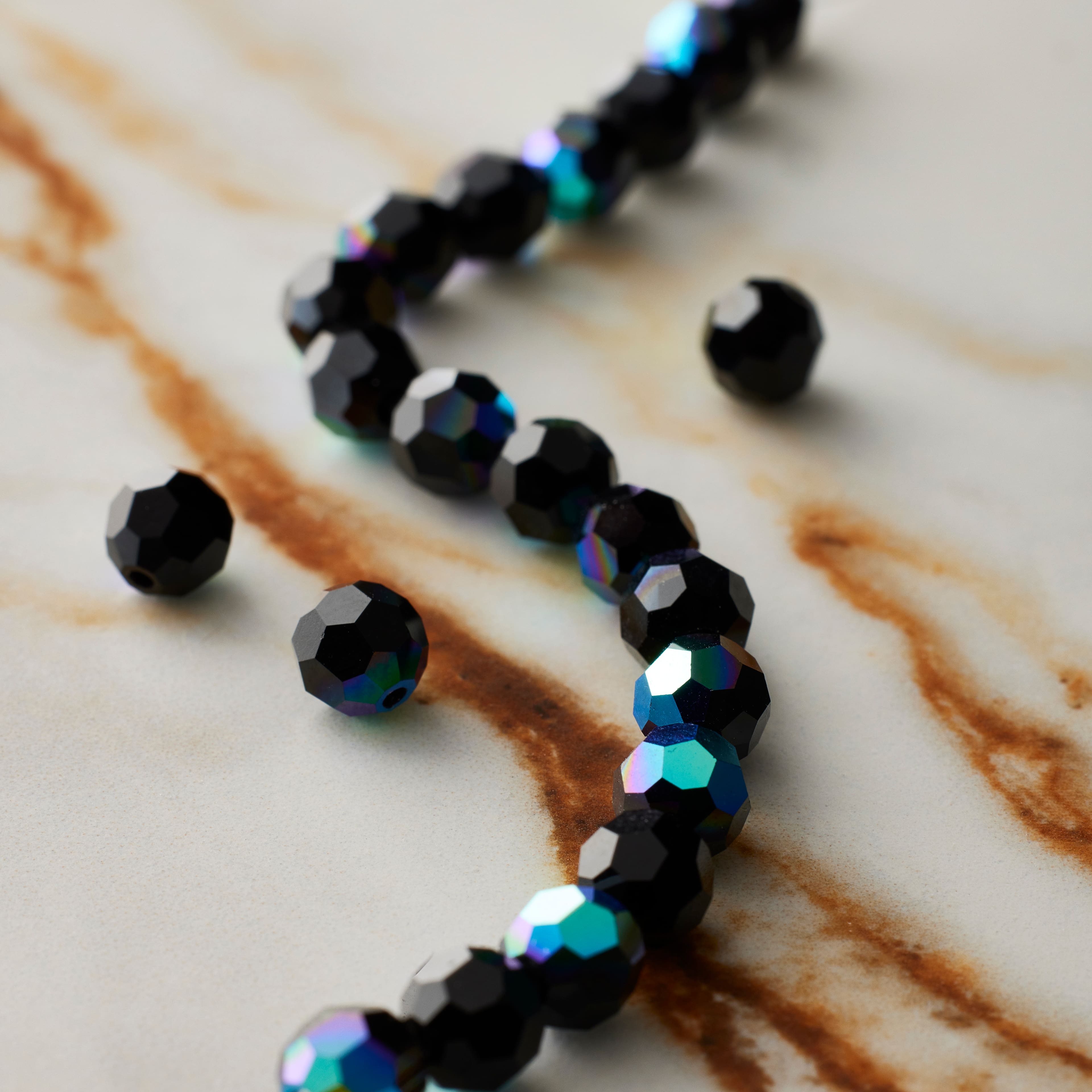 12 Pack: Preciosa Glass Crystal Round Beads, 6mm by Bead Landing™