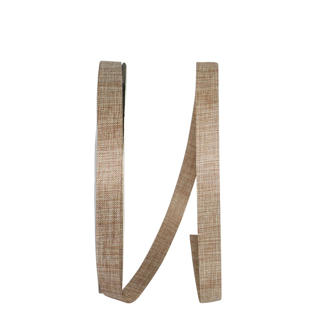 Reliant /8" x 100yd. Natural Allure Linen Ribbon